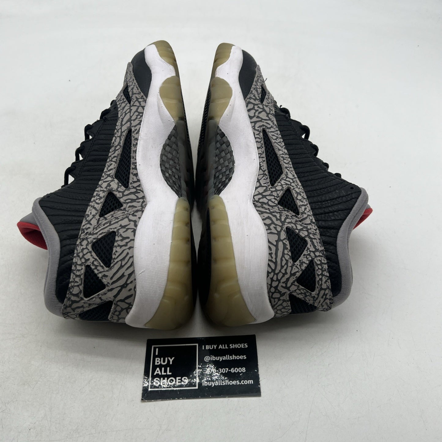 Size 9 - Air Jordan 11 Retro IE Low Black Cement (919712-006)