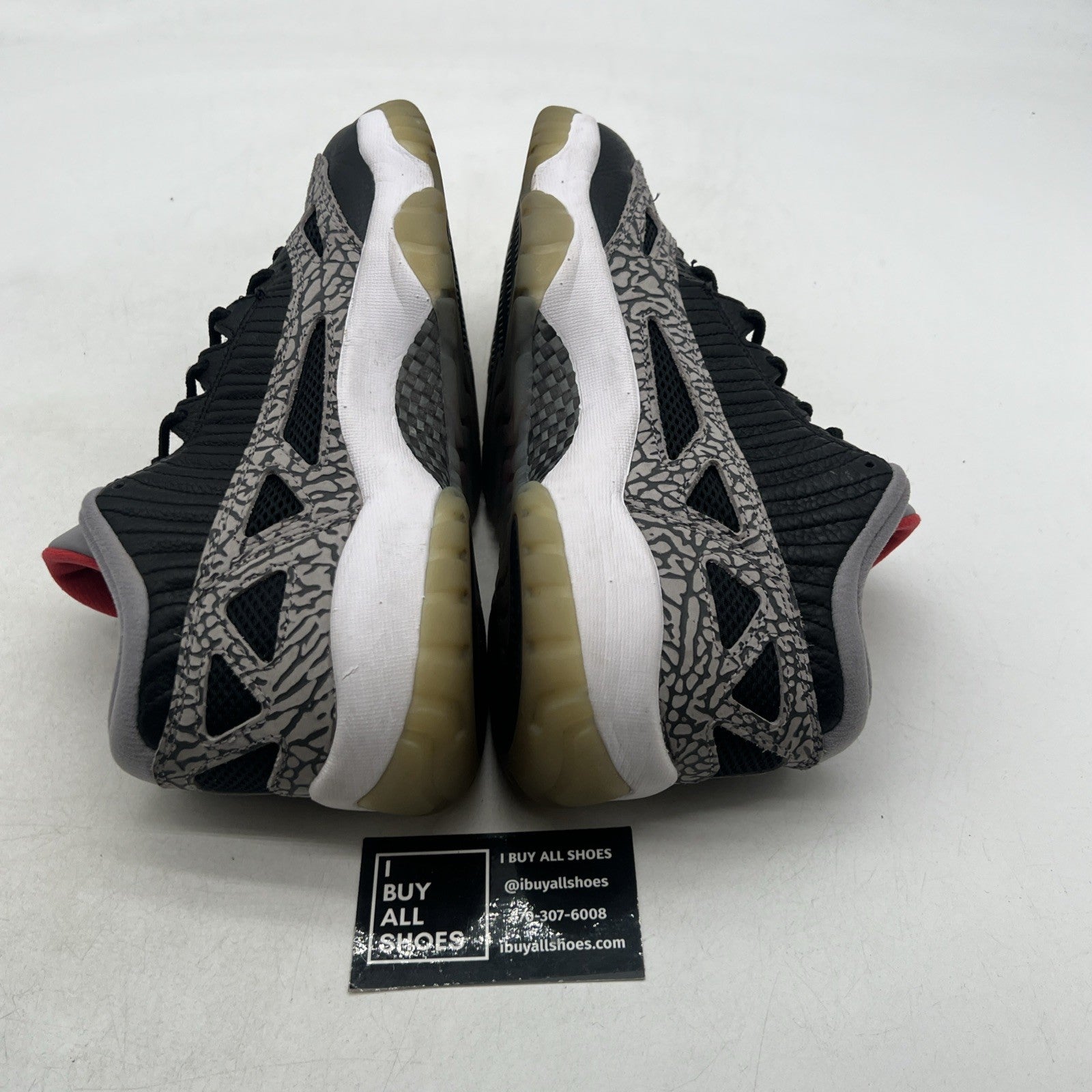 Size 9 - Air Jordan 11 Retro IE Low Black Cement (919712-006)
