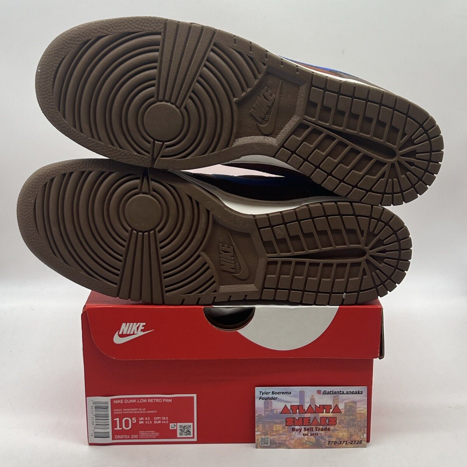 Size 10.5 - Nike Dunk Low Mars Stone Blue Brand New Og All