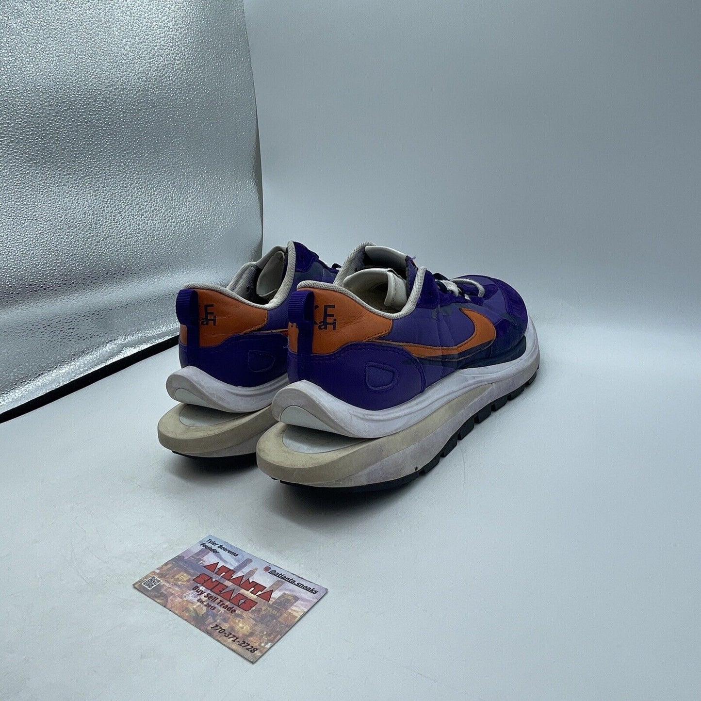 Size 11 - Nike sacai x VaporWaffle Dark Iris Purple Orange White (DD1875-500)