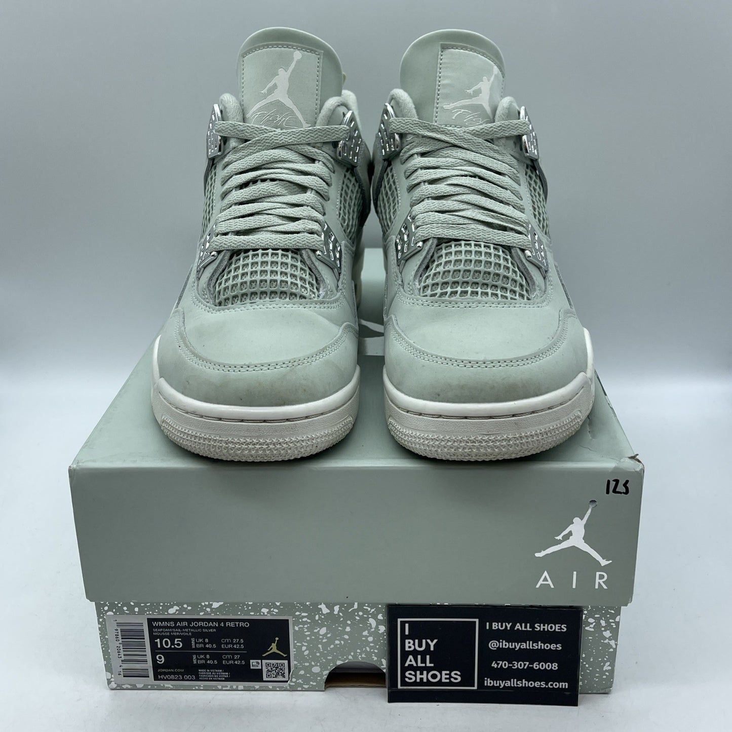 Size 10.5W - Air Jordan 4 Retro Abundance Seafoam (HV0823-003)