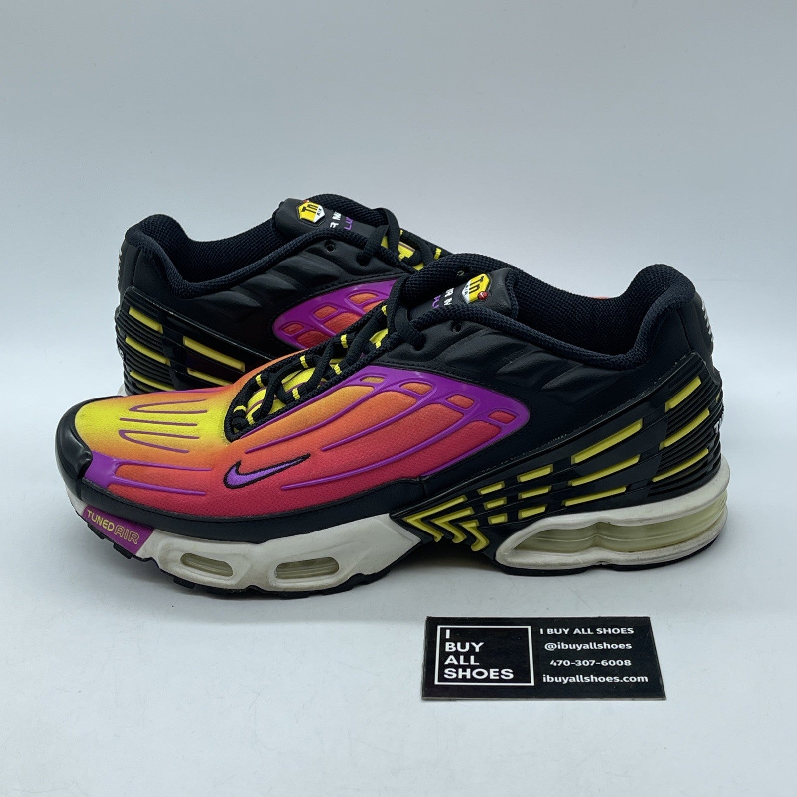 Size 9.5 - Nike AIr Max Plus 3 Hyper Violet Suede Leather (CJ9684-003)