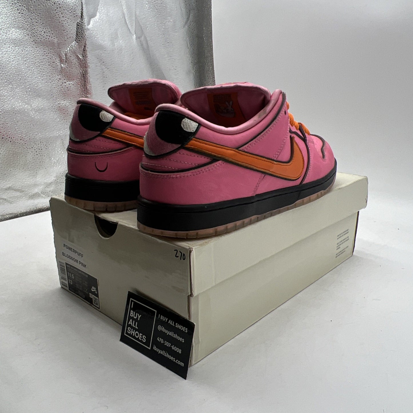 Size 11.5 - The Powerpuff Girls x Nike Dunk Pro SB QS Low Blossom (FD2631-600)
