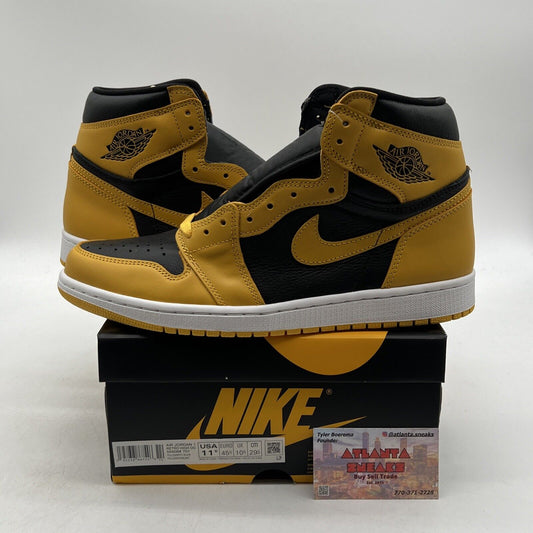 Size 11.5 - Jordan 1 Retro OG High Pollen Black Yellow White (555088-701)