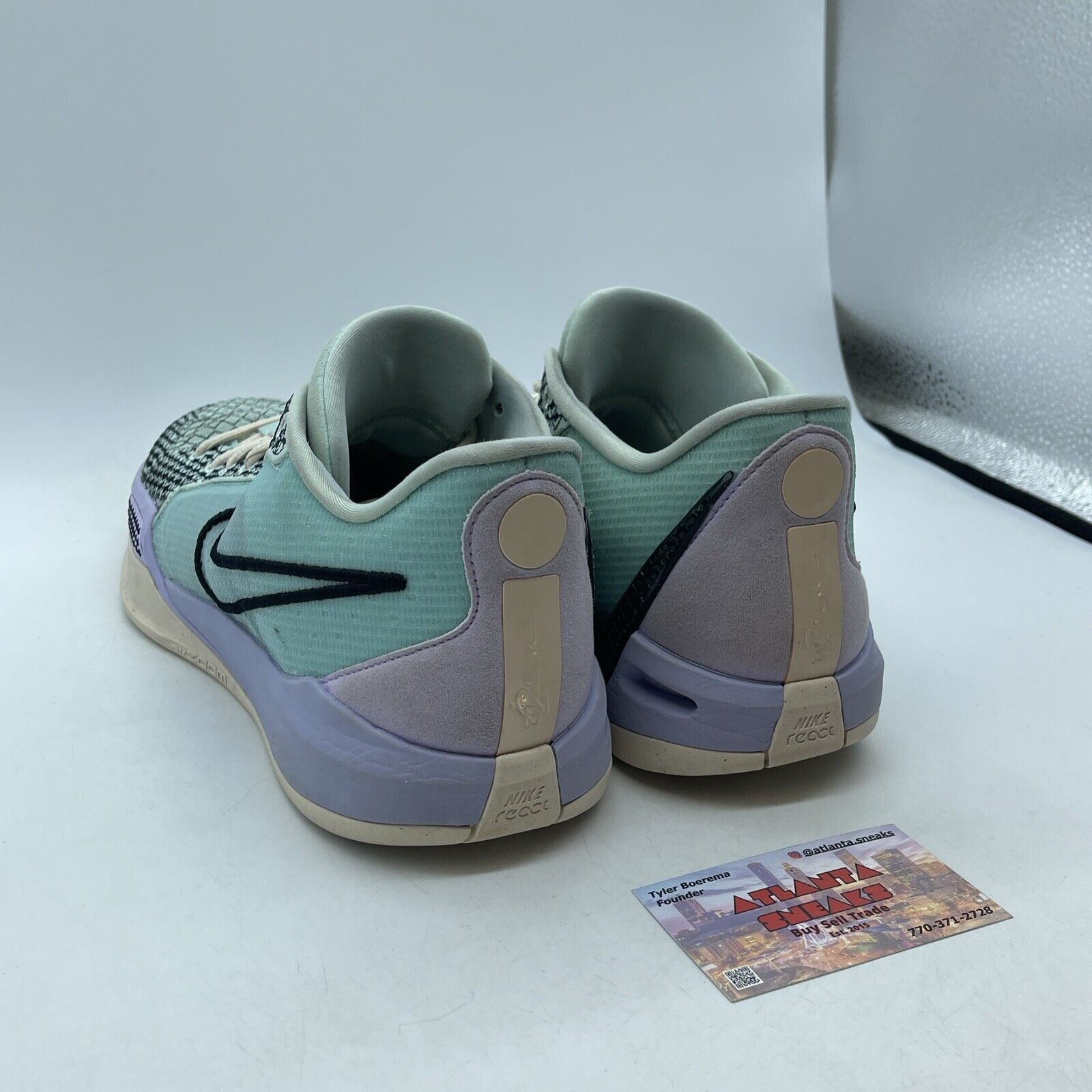 Size 12W - Nike Sabrina 1 Brooklyn's Finest Purple Blue Suede (FQ3381-301)