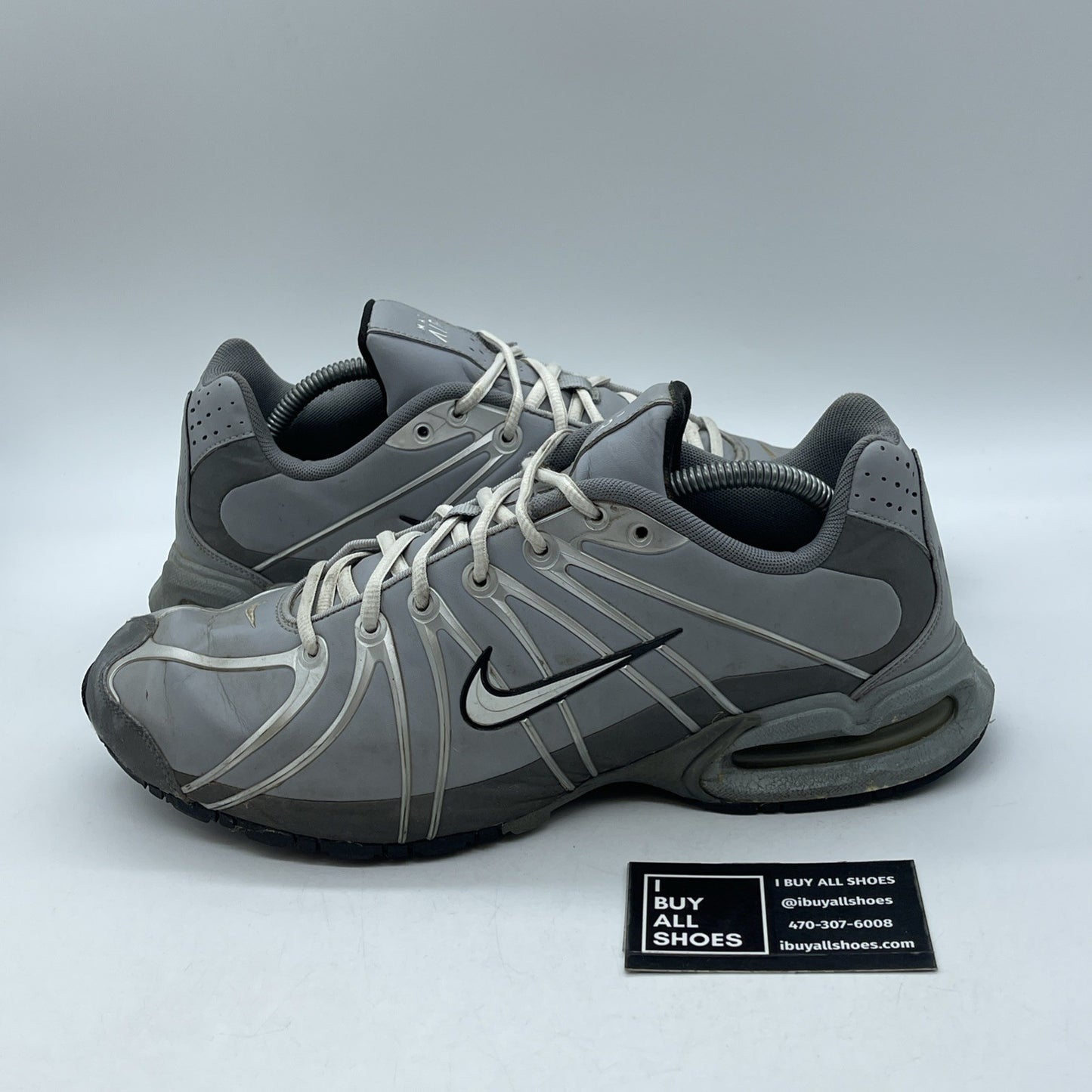 Size 11 - Nike Air Max Torch 5 Mens Running Athletic Grey Silver (316125-012)