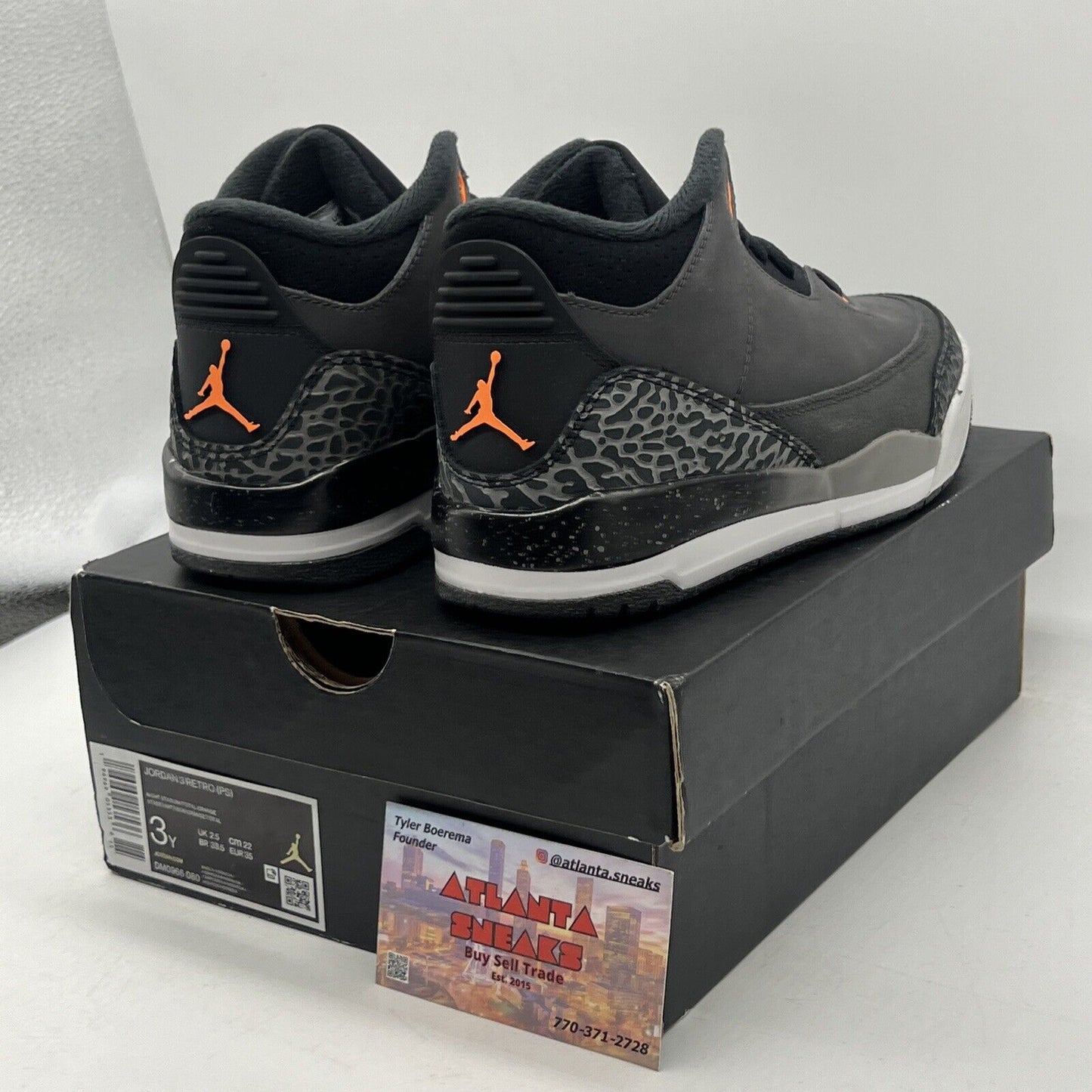 Size 3 (PS) - Jordan 3 Retro 2023 Mid Fear Pack Grey White Suede (DM0966-080)