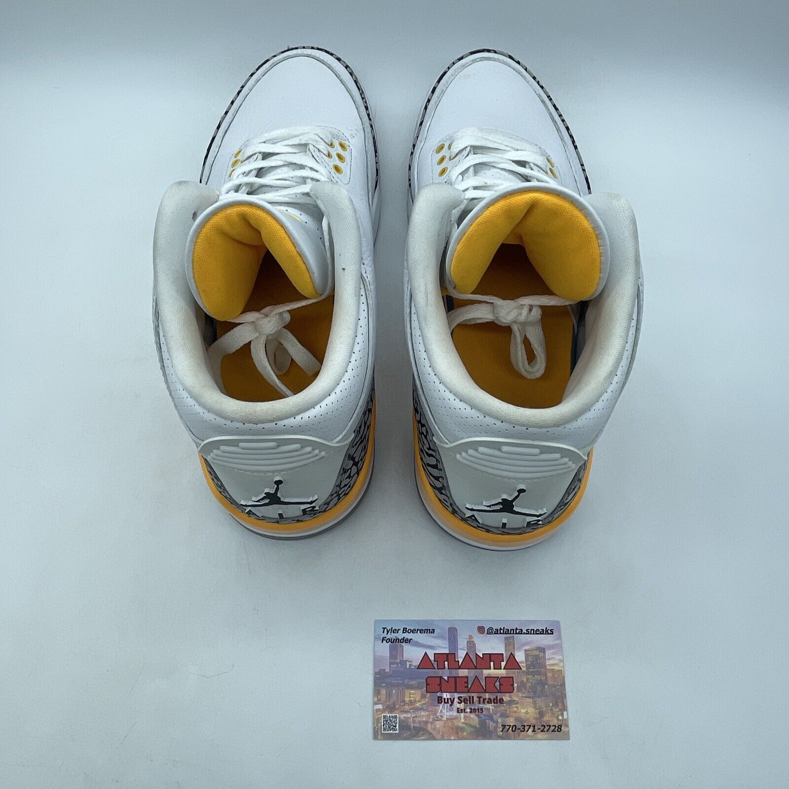 Size 10W - Air Jordan 3 Retro Laser Orange White Grey Suede (CK9246-108)