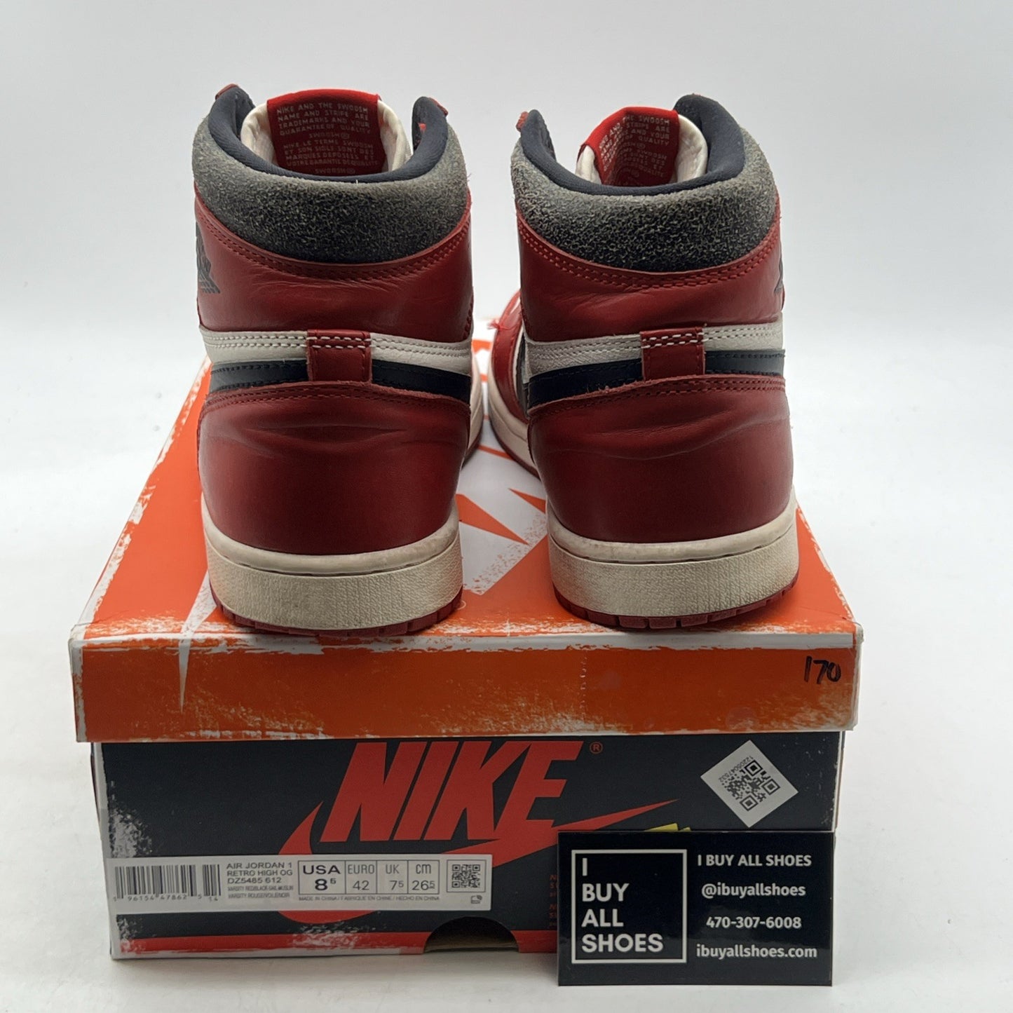 Size 8.5 - Air Jordan 1 Retro High Chicago Reimagined Lost & Found (DZ5485-612)