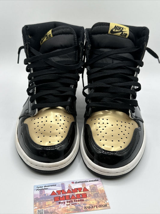 Size 10.5 - Jordan 1 Retro High OG NRG Gold Toe 2018