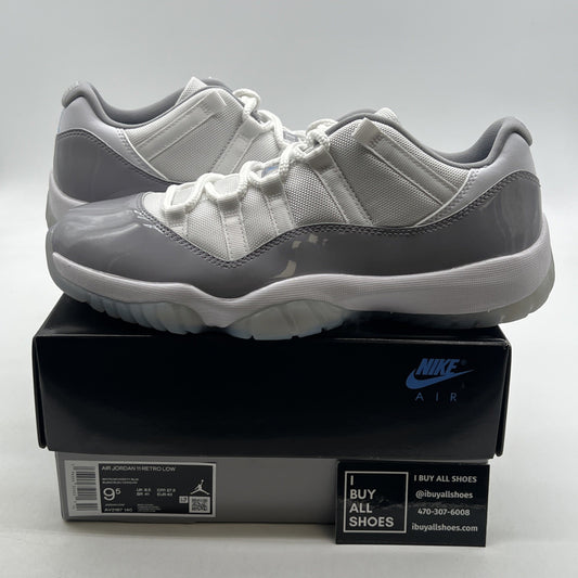 Size 9.5 - Air Jordan 11 Retro Low Cement Grey (AV2187-140)