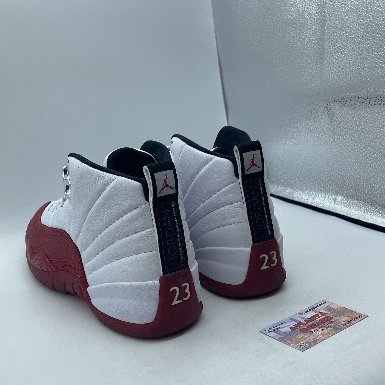 Size 12 - Jordan 12 Retro 2023 Mid Cherry Red White Silver Leather (CT8013-116)