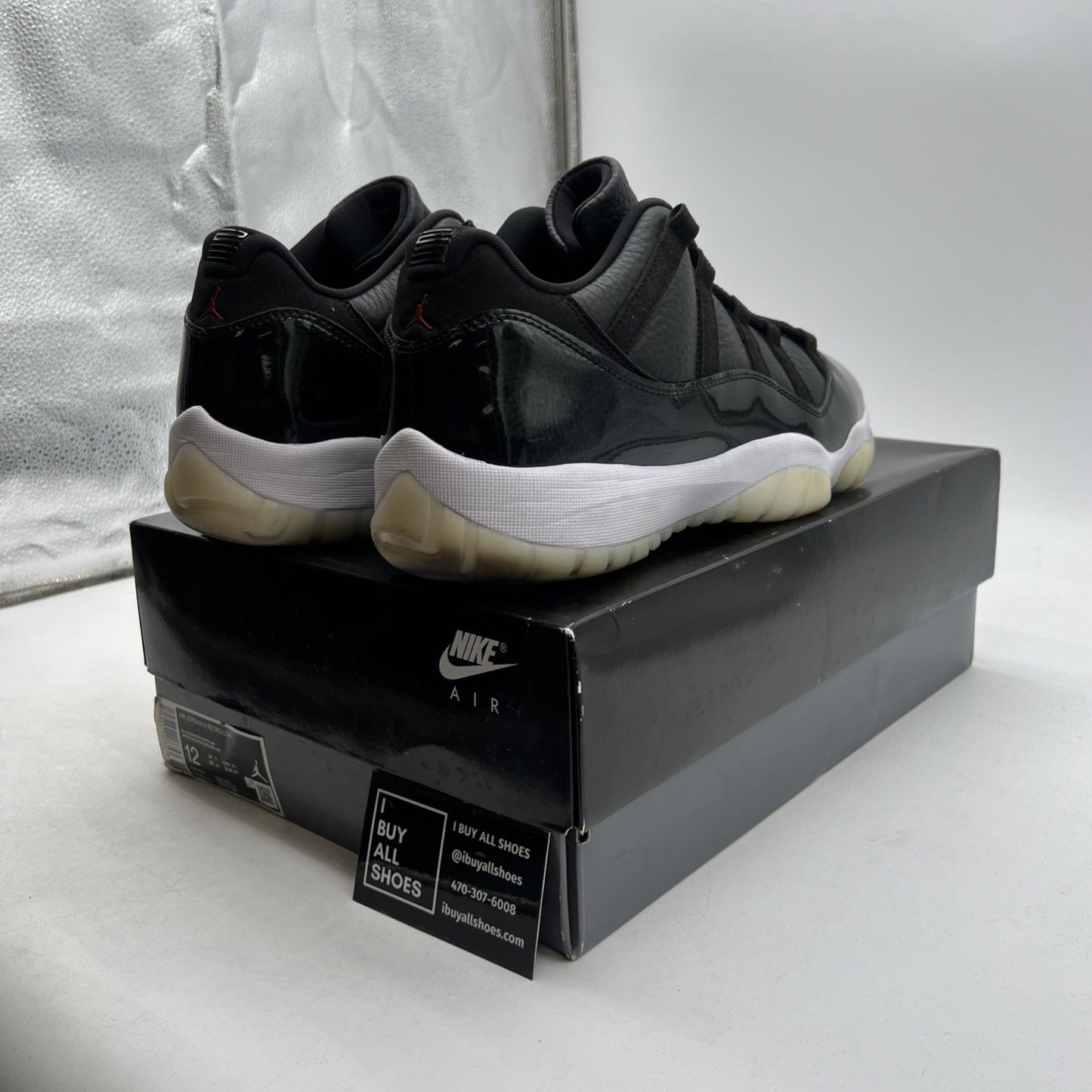 Size 12 - Air Jordan 11 Retro Low 72-10 (AV2187-001)