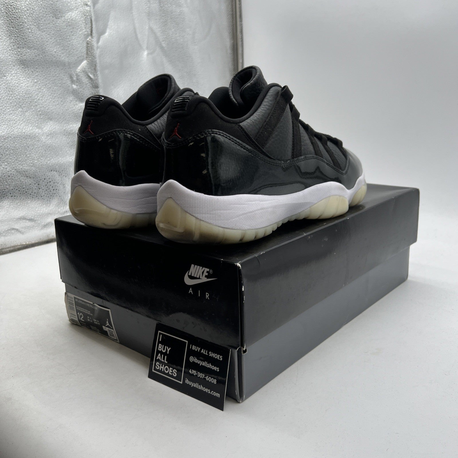 Size 12 - Air Jordan 11 Retro Low 72-10 (AV2187-001)