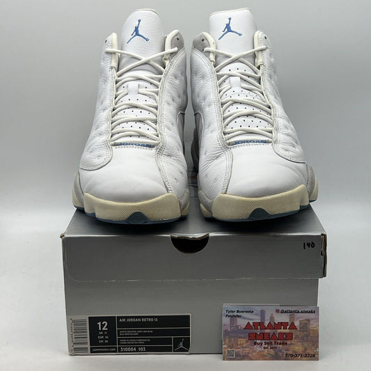 Size 12 - Air Jordan 13 Retro Neutral Grey White Leather Suede (310004-103)