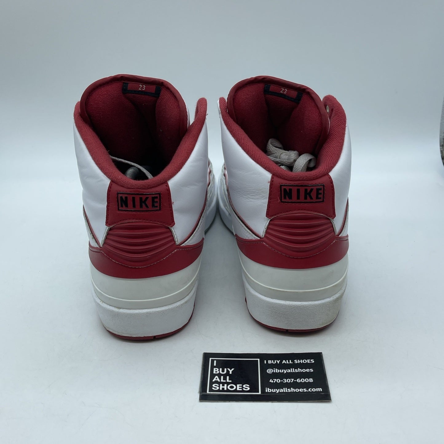 Size 12 - Air Jordan 2 Retro Chicago Home White Red Leather (385475-102)