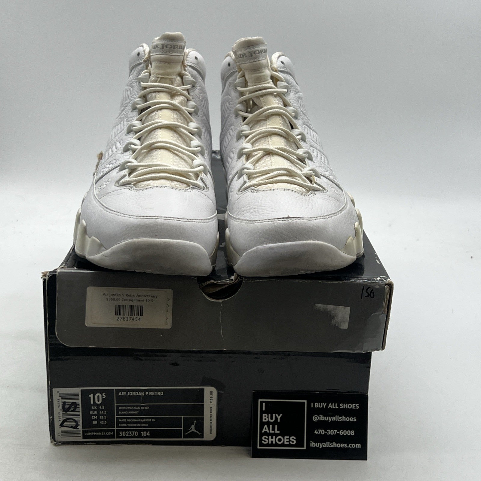 Size 10.5 - Air Jordan 9 Retro 25th Anniversary (302370-104)