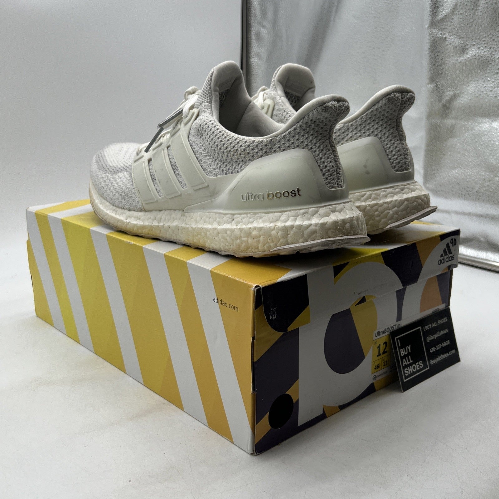 Size 12 - adidas UltraBoost 2.0 Triple White (AQ5929)