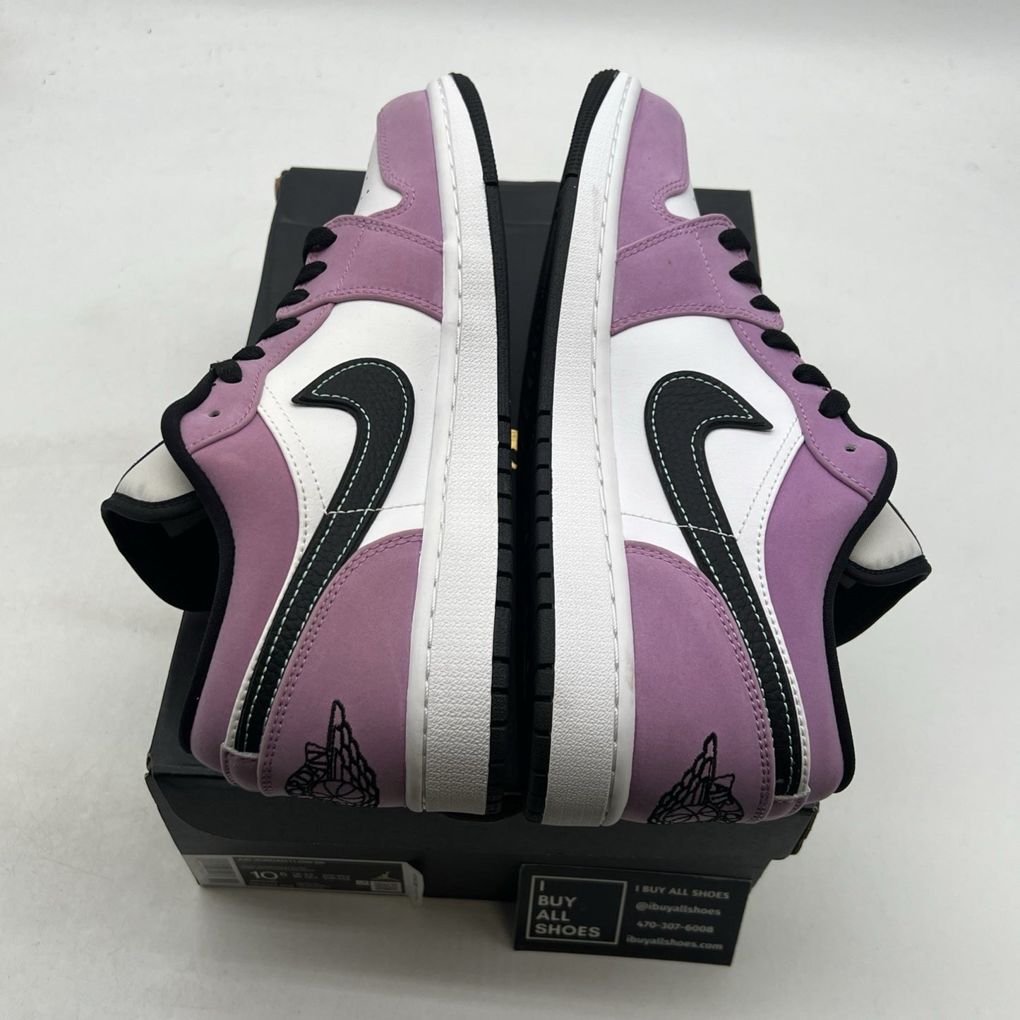 Size 10.5 - Air Jordan 1 SE Low Violet Shock (CK3022-503)