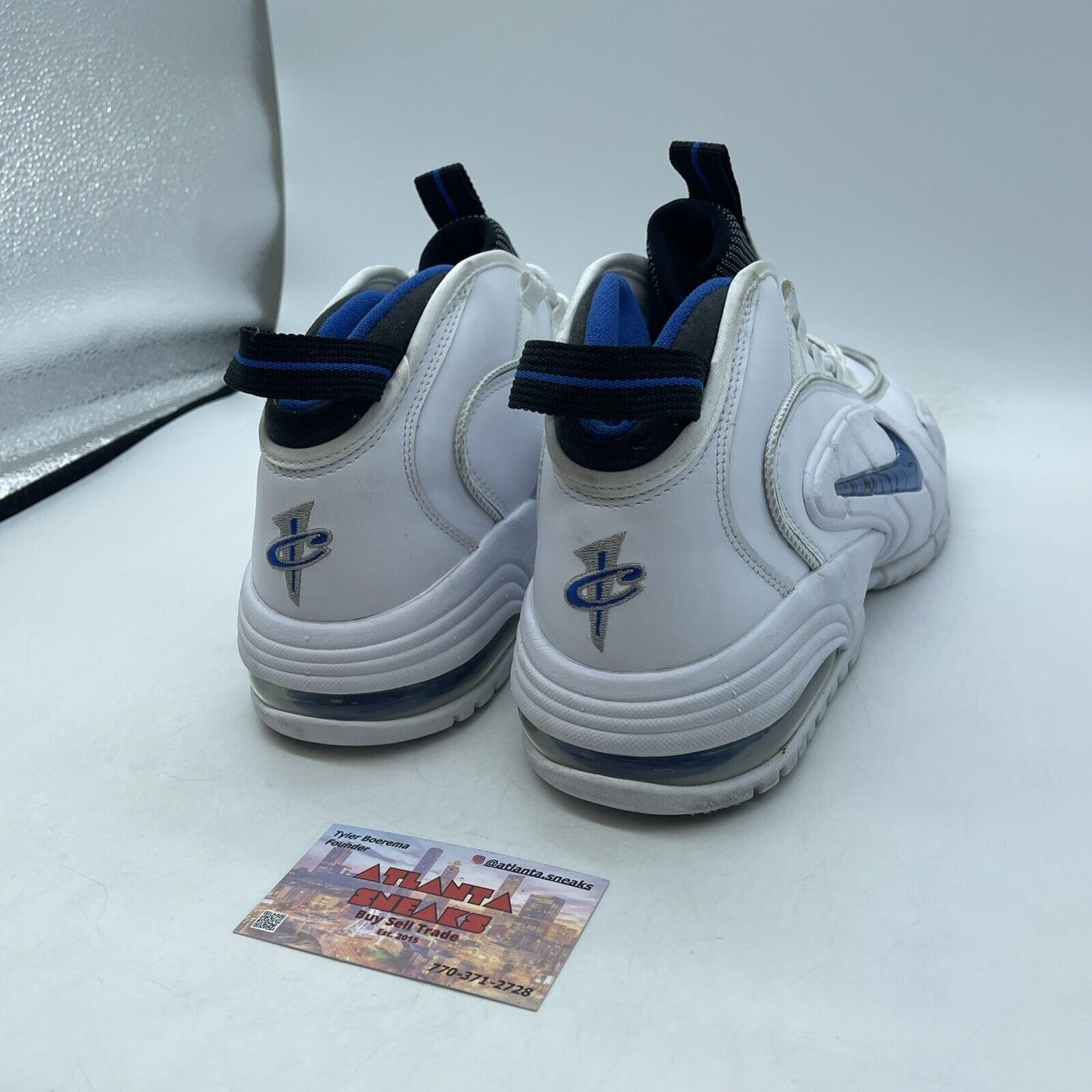 Size 11 - Nike Air Max Penny 1 Home Blue Black White Suede Leather (DV0684-100)