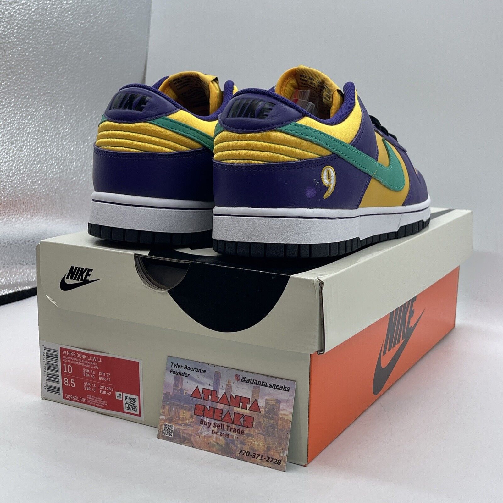 Size 10W - Nike Lisa Leslie x Dunk Low Sparks Purple Leather Suede (DO9581-500)