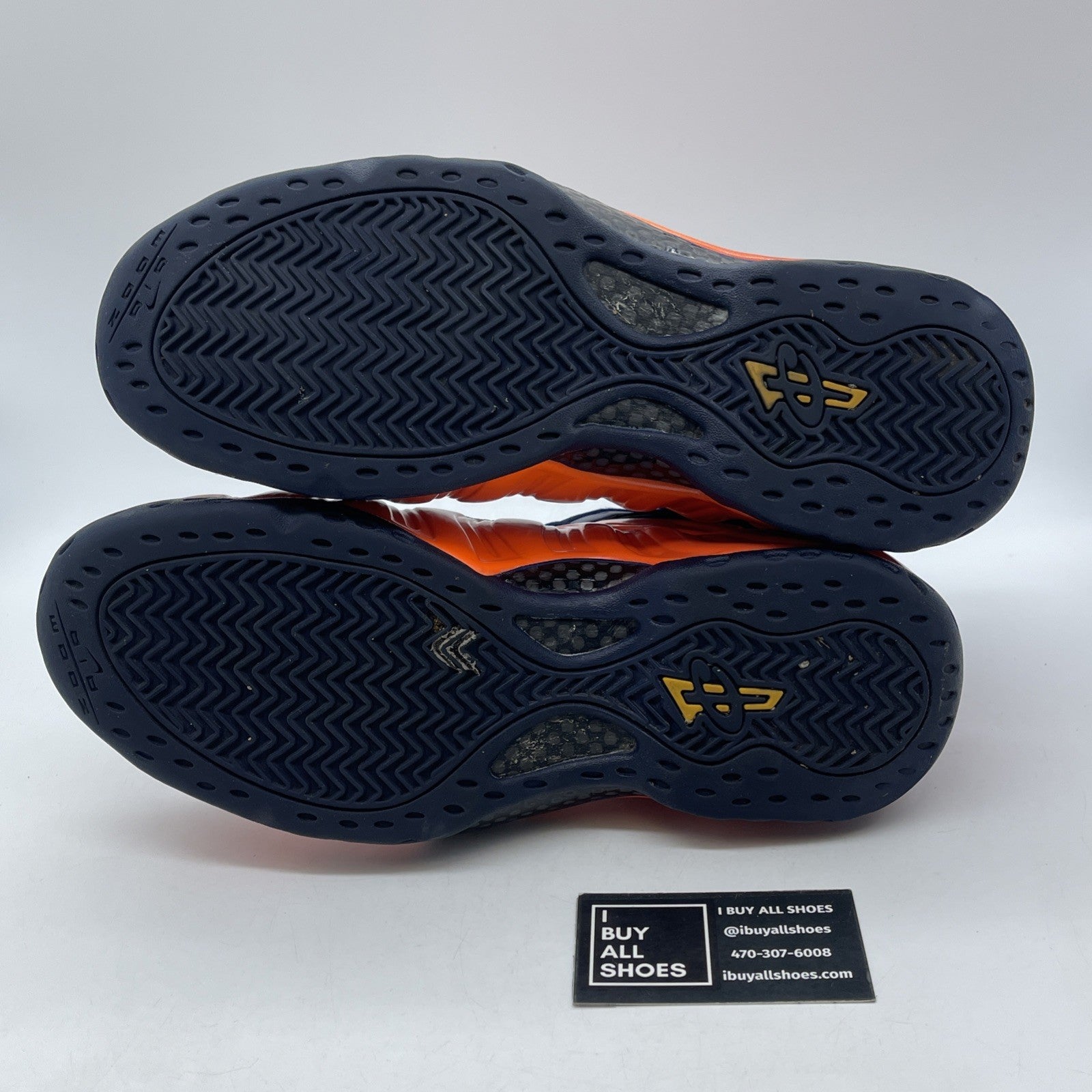 Size 11.5 - Nike Air Foamposite One Rugged Orange Blue Leather (CJ0303-400)