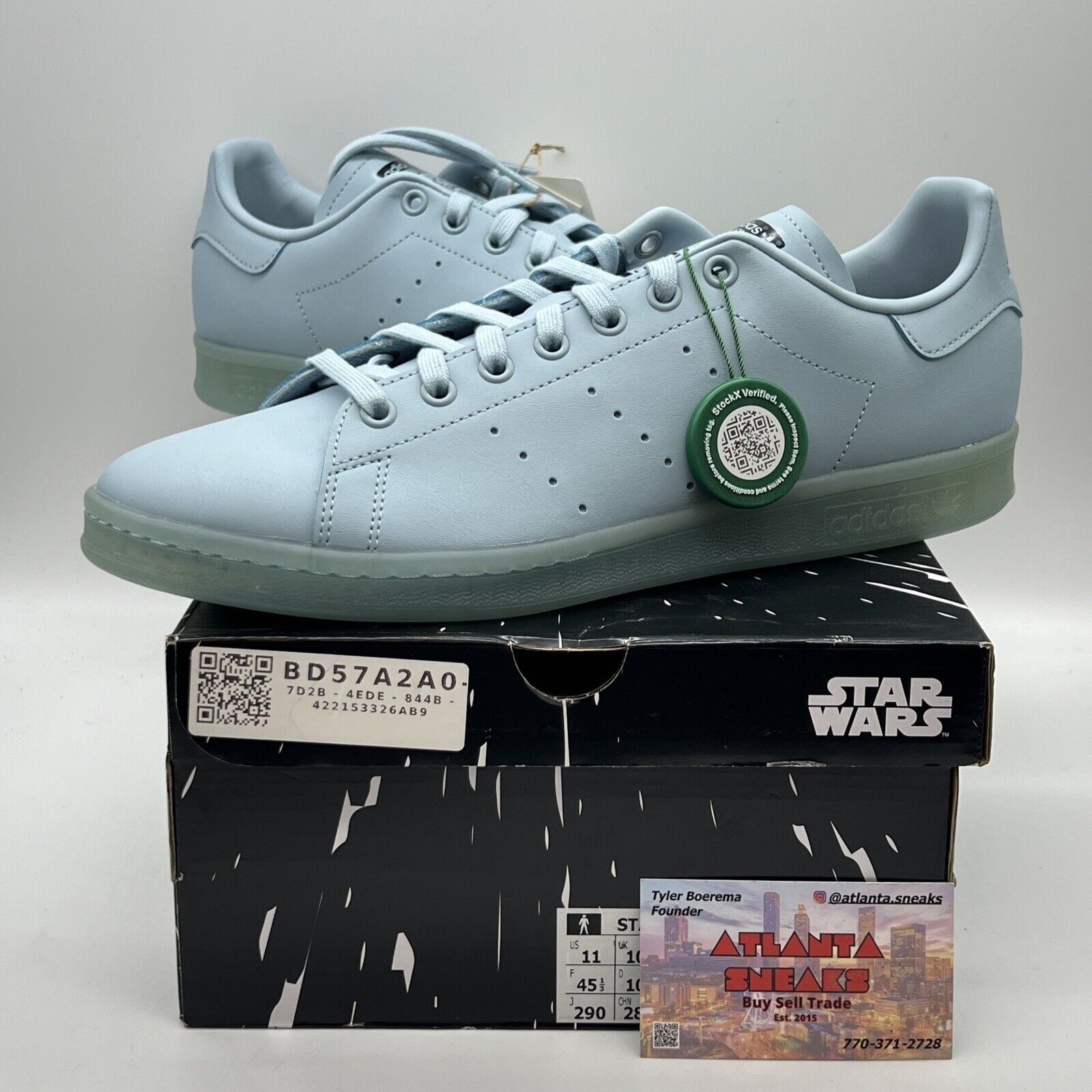 Size 11 - adidas Stan Smith Boba Fett 2022 Brand New Og All