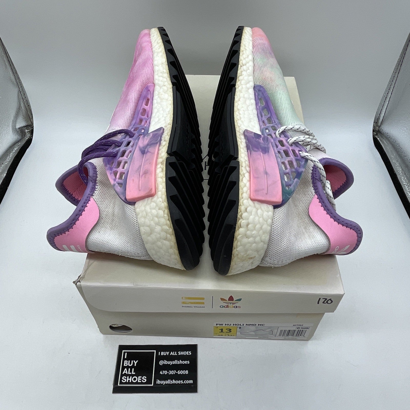 Size 13 - adidas Pharrell x NMD Human Race Trail Holi Festival (AC7362)