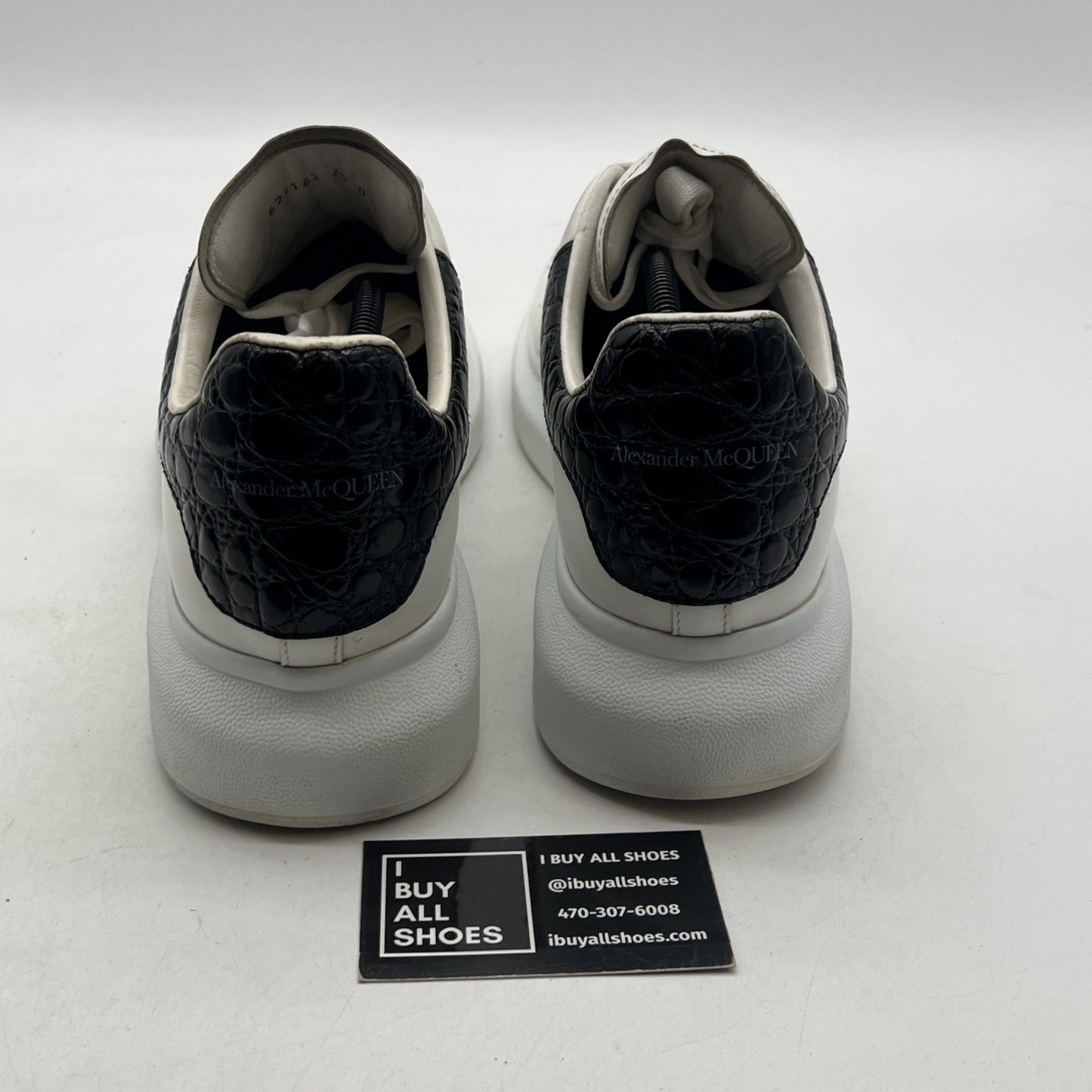 Size 46D - Alexander Mcqueen White Black Men Shoes