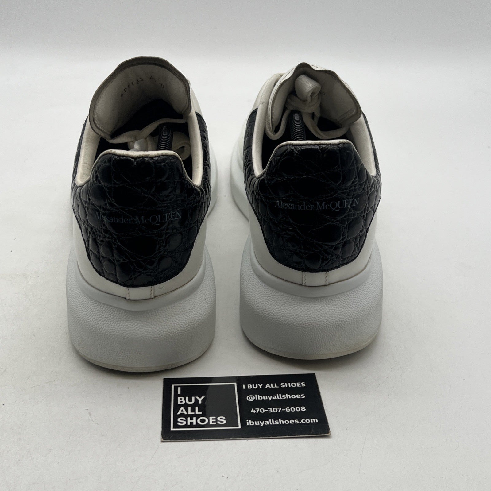 Size 46D - Alexander Mcqueen White Black Men Shoes
