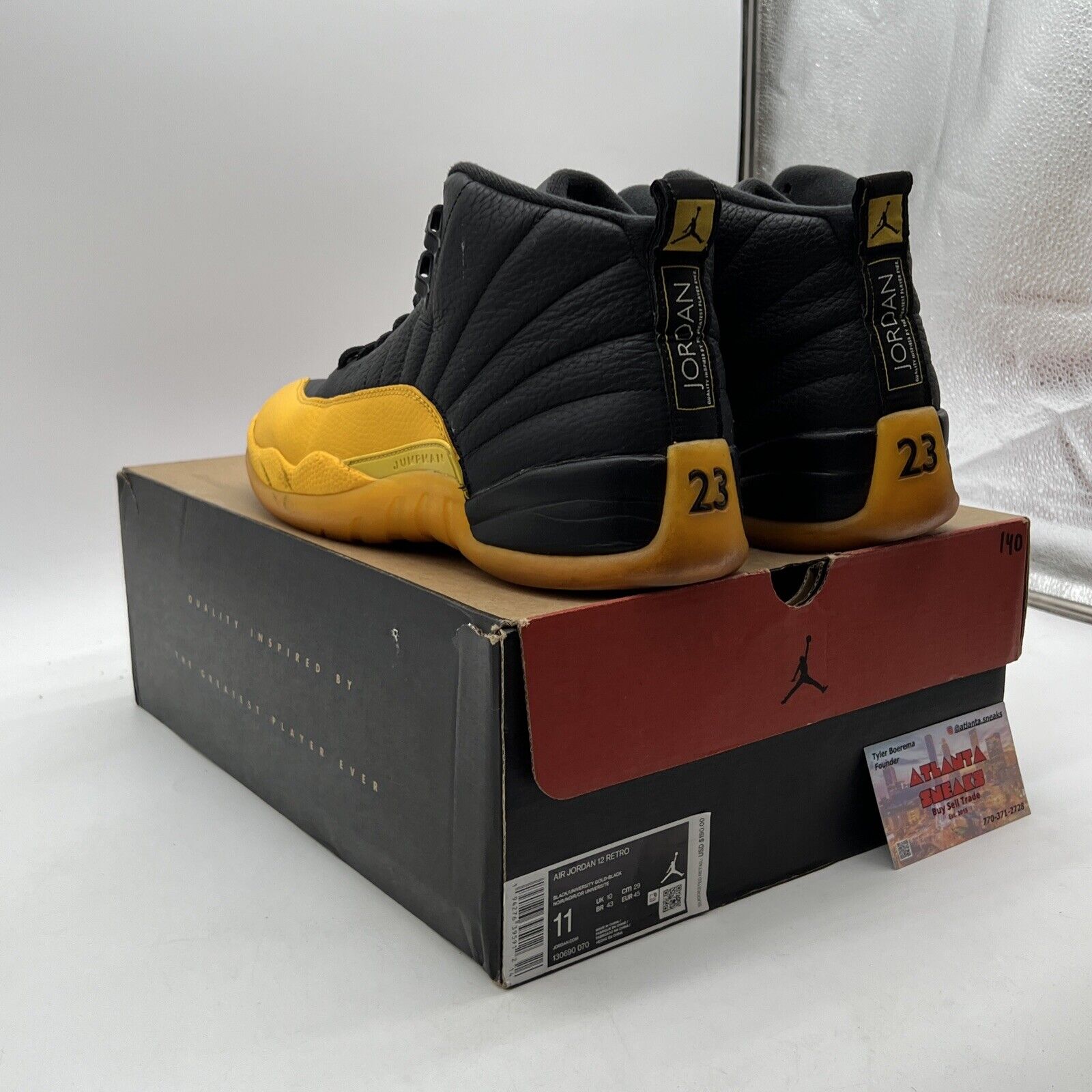 Size 11 - Jordan 12 Retro University Gold 2020 (130690-070)