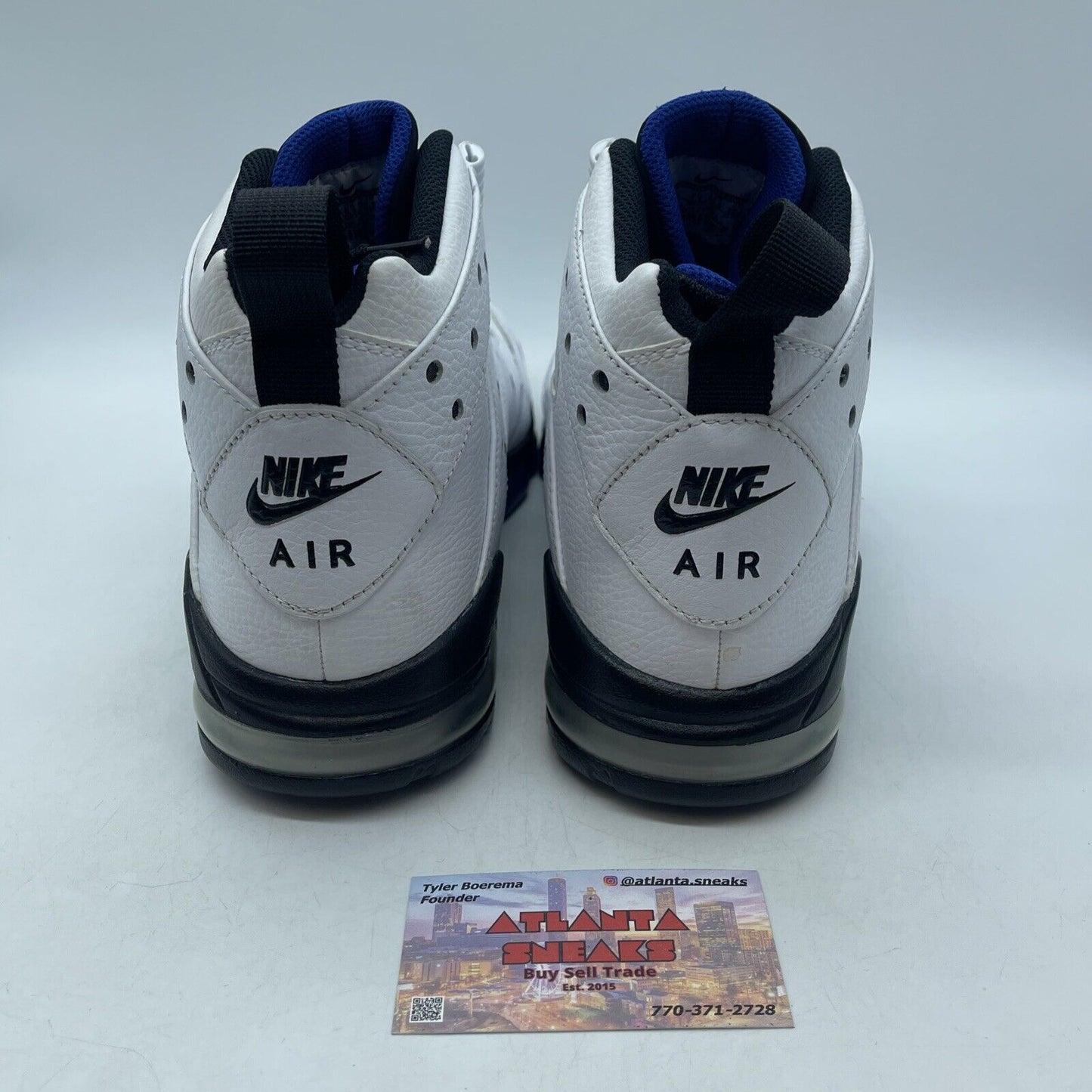 Size 10.5 - Nike Air Max 2 CB 94 2015 Old Royal White Black Leather (305440-102)