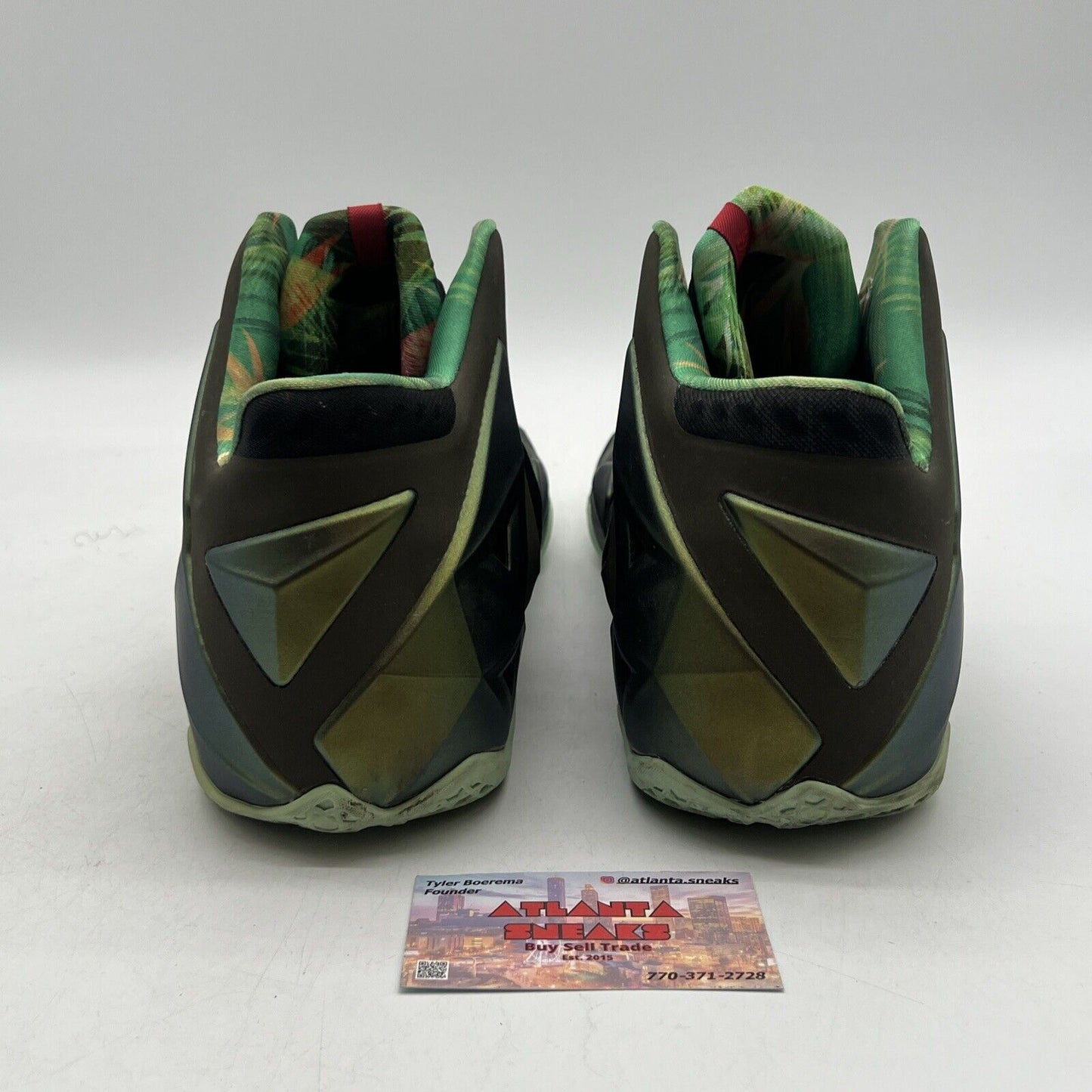 Size 14 - Nike LeBron 11 King's Pride Black Red (616175-700)