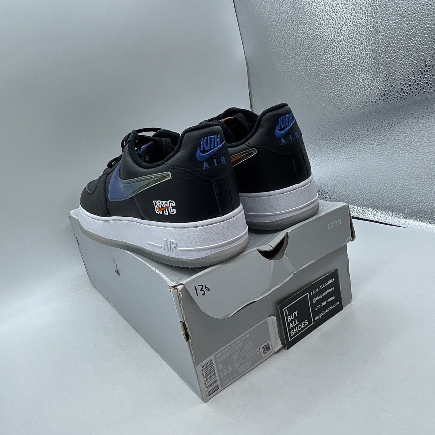 Size 9 - Kith x Nike Air Force 1 Low NYC Away (CZ7928-001)