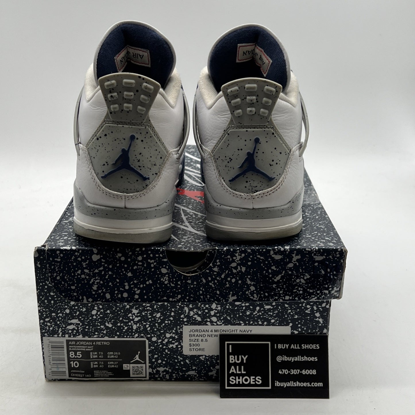 Size 8.5 - Air Jordan 4 Retro Mid Midnight Navy (DH6927-140)