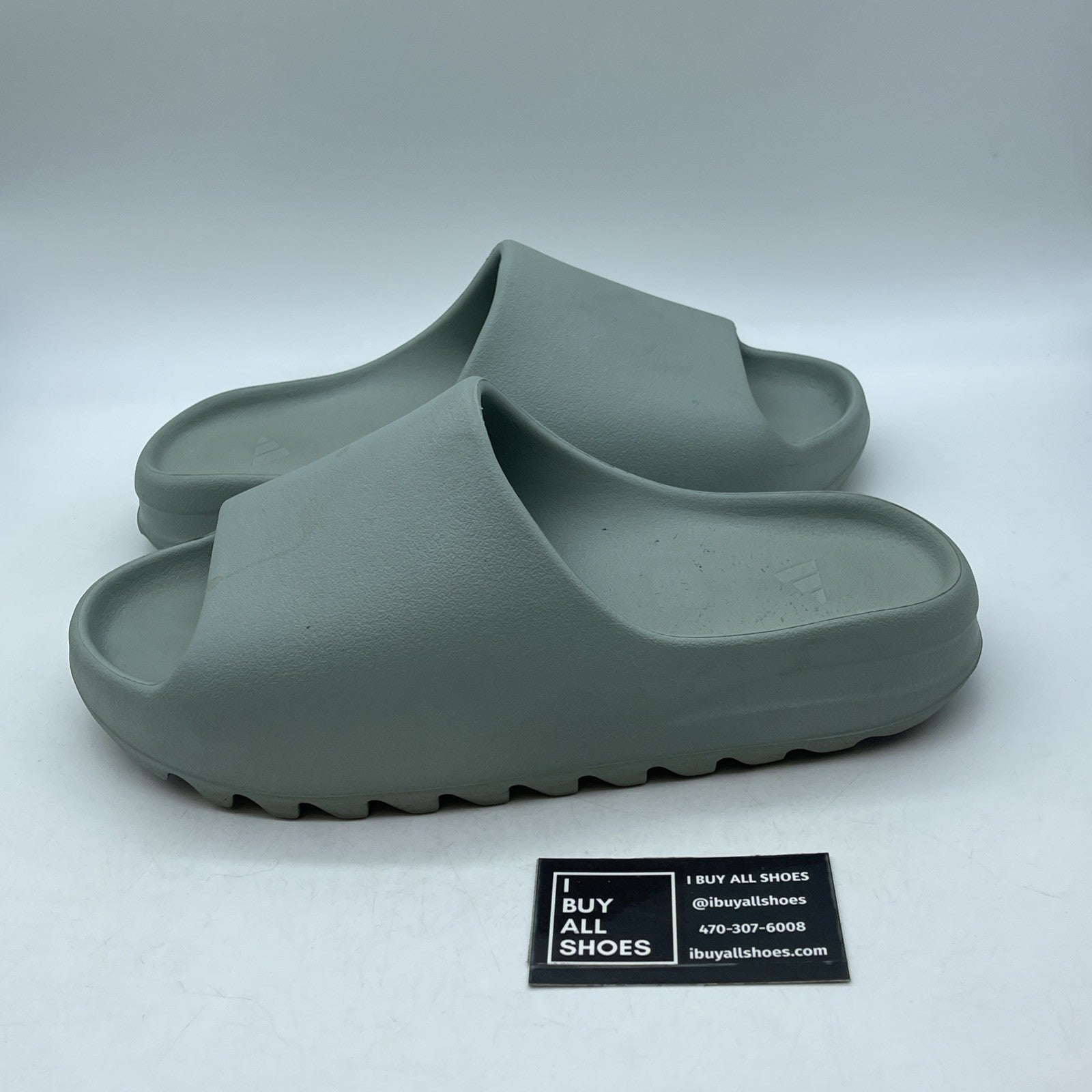 Size 13 - Yeezy Slides Salt Rubber Blue (ID5480)