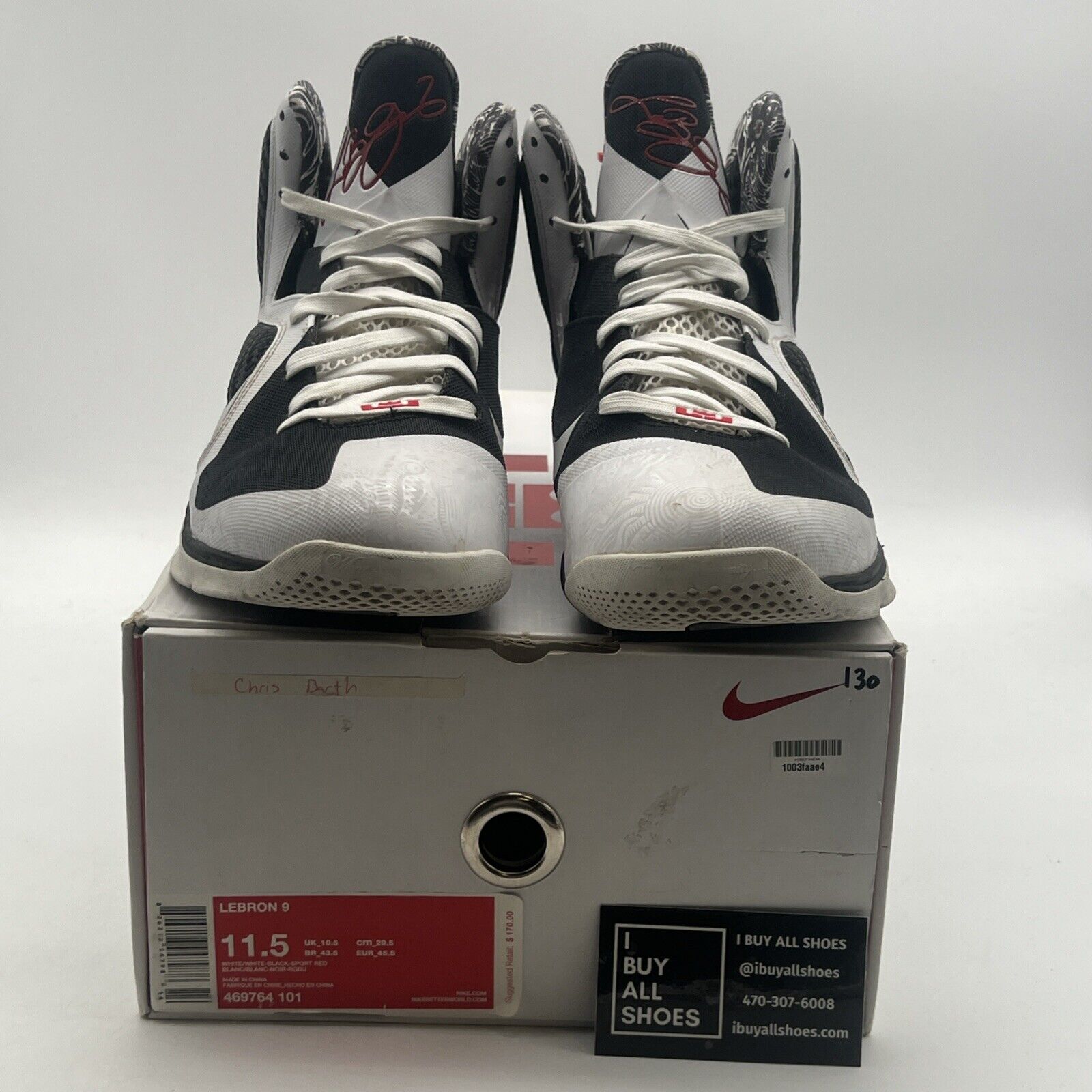 Size 11.5 - Nike LeBron 9 Freegums (469764-101)