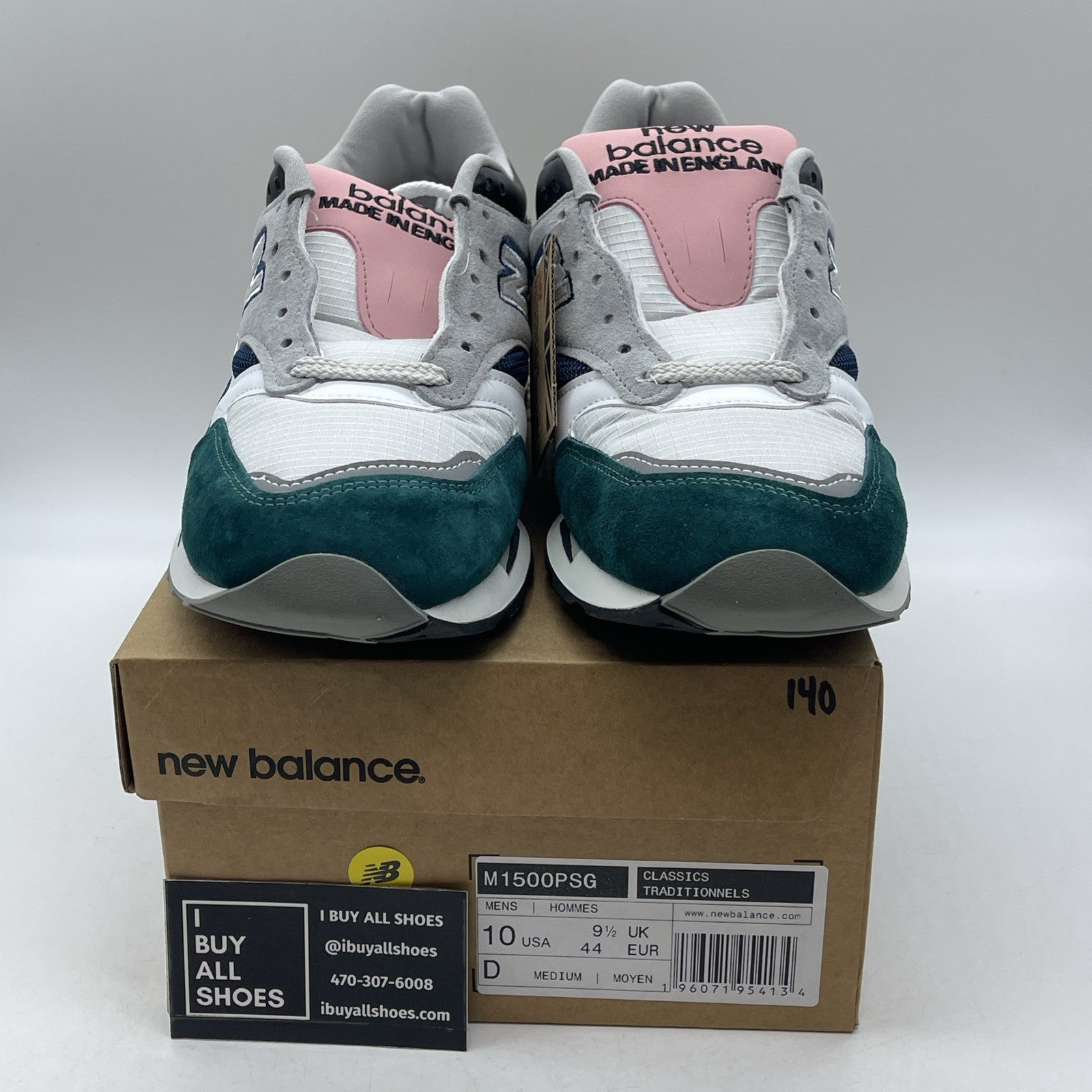 Size 10 - New Balance 1500 Made In England Pacific Majolica Blue (M1500PSG)