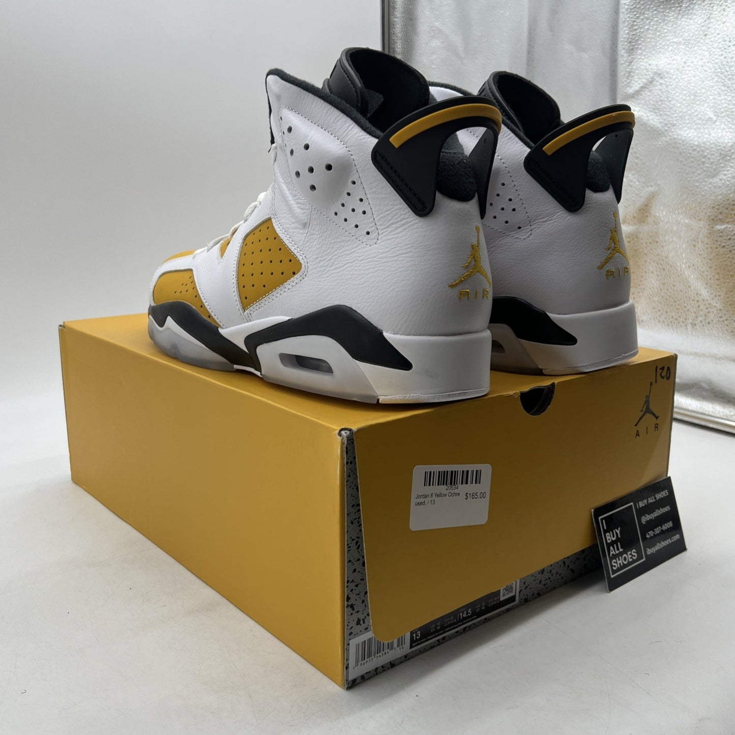 Size 13 - Air Jordan 6 Retro Yellow Ochre (CT8529-170)