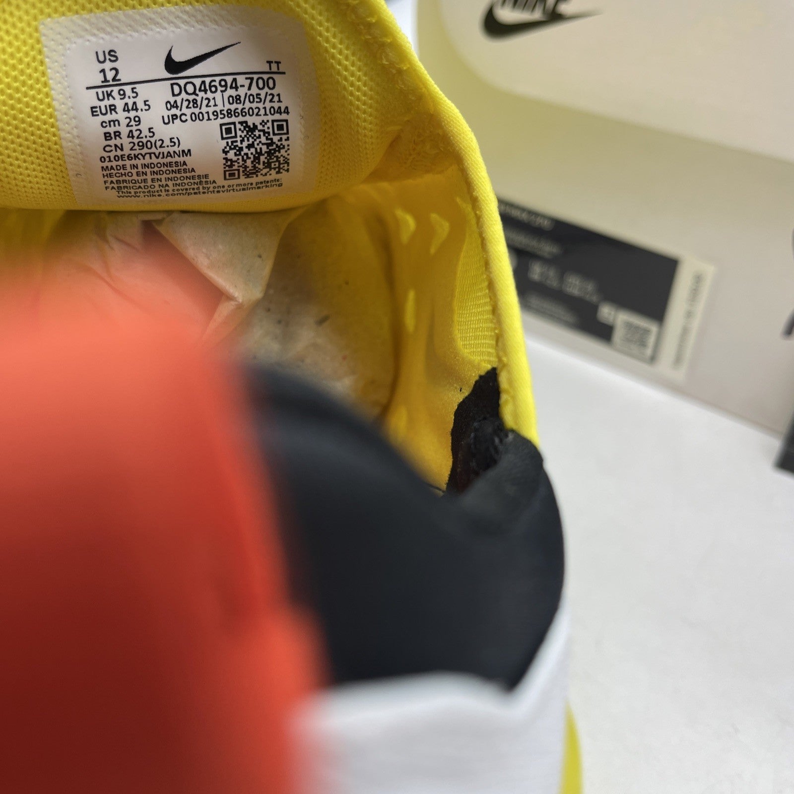 Size 12 - Nike Air Max 270 Yellow Strike (DQ4694-700)