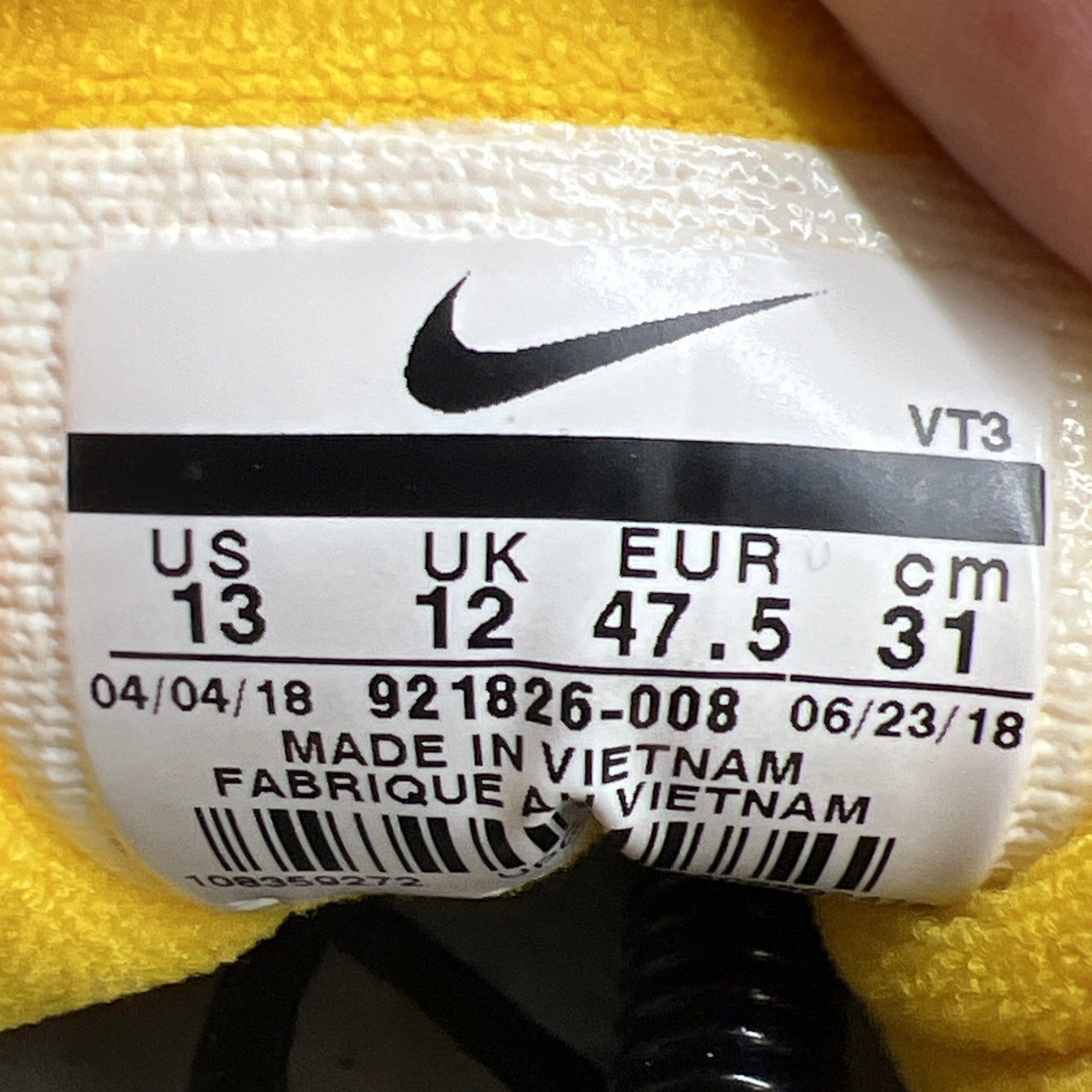 Size 13 - Nike Air Max 97 Steelers (921826-008)