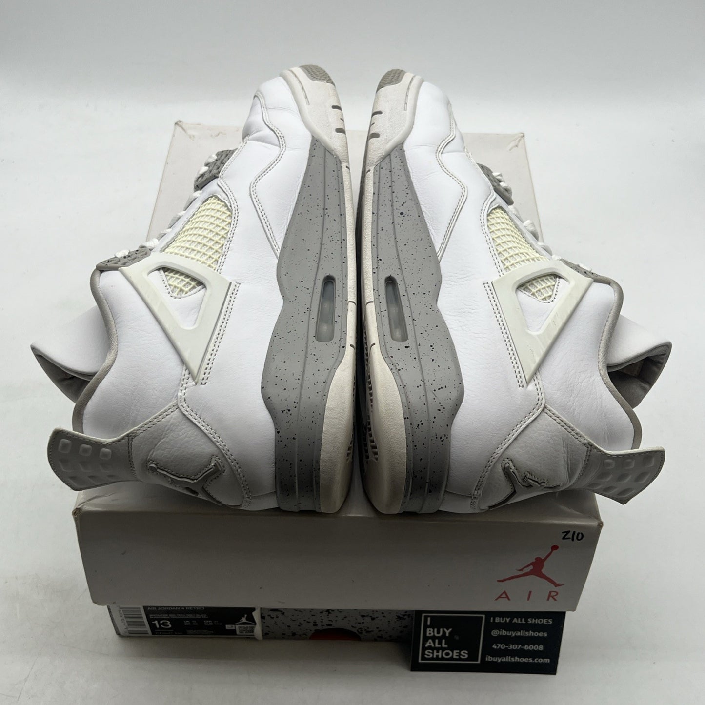 Size 13 - Air Jordan 4 Retro Mid White Oreo (CT8527-100)
