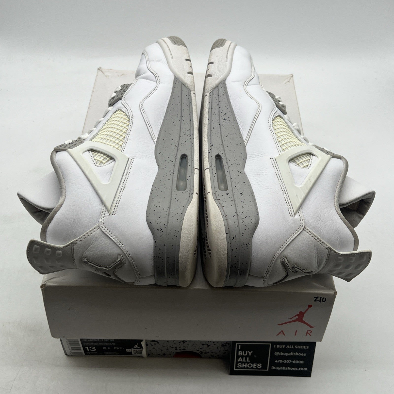 Size 13 - Air Jordan 4 Retro Mid White Oreo (CT8527-100)