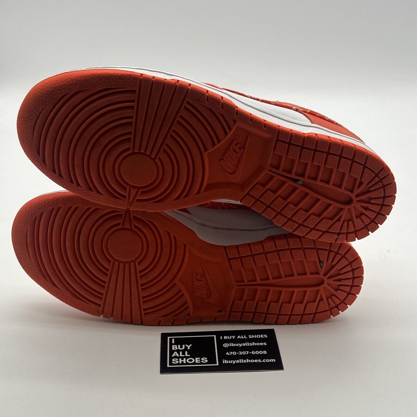 Size 9 - Nike Dunk Low Orange Paisley W (DH4401-103)