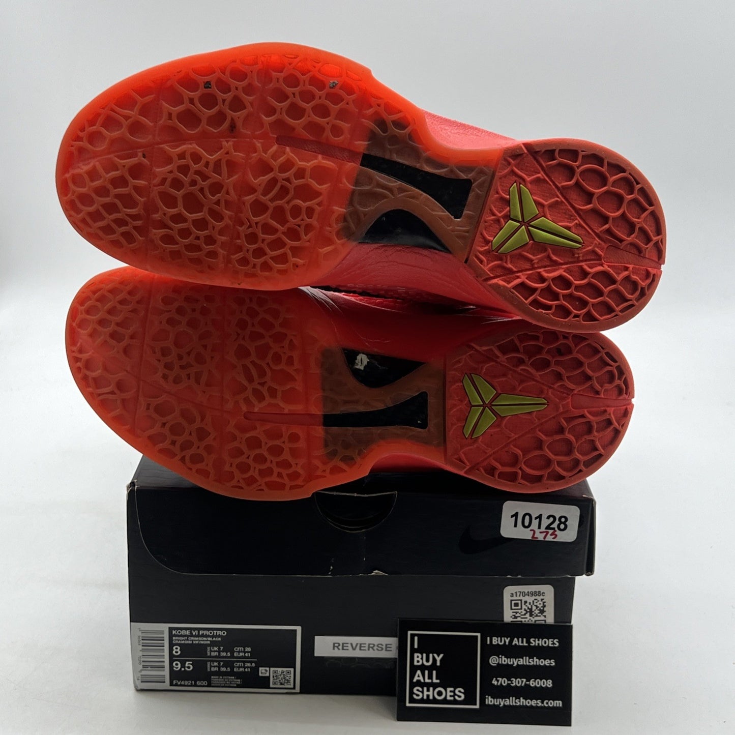 Size 8 - Nike Kobe 6 Protro Low Reverse Grinch (FV4921-600)