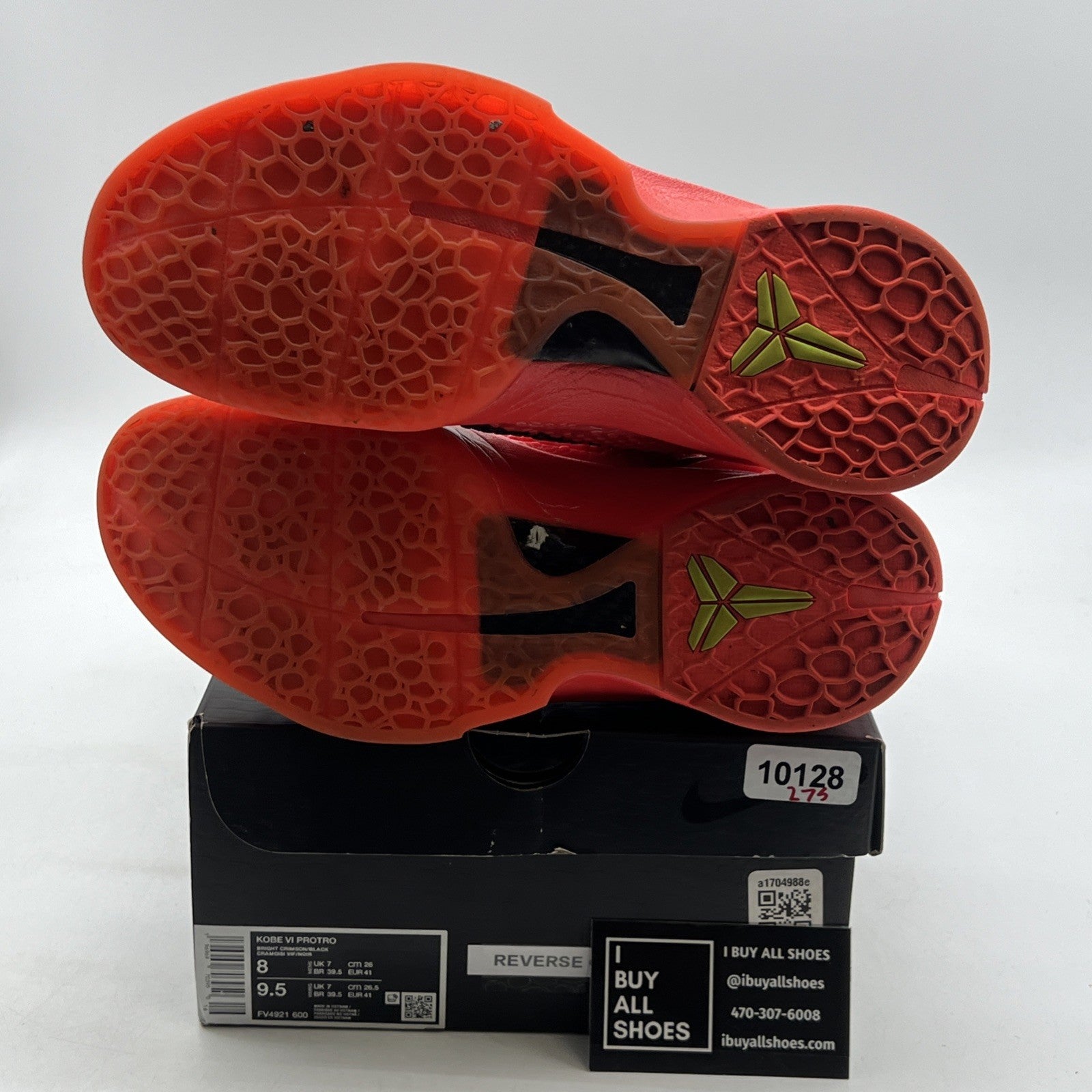 Size 8 - Nike Kobe 6 Protro Low Reverse Grinch (FV4921-600)