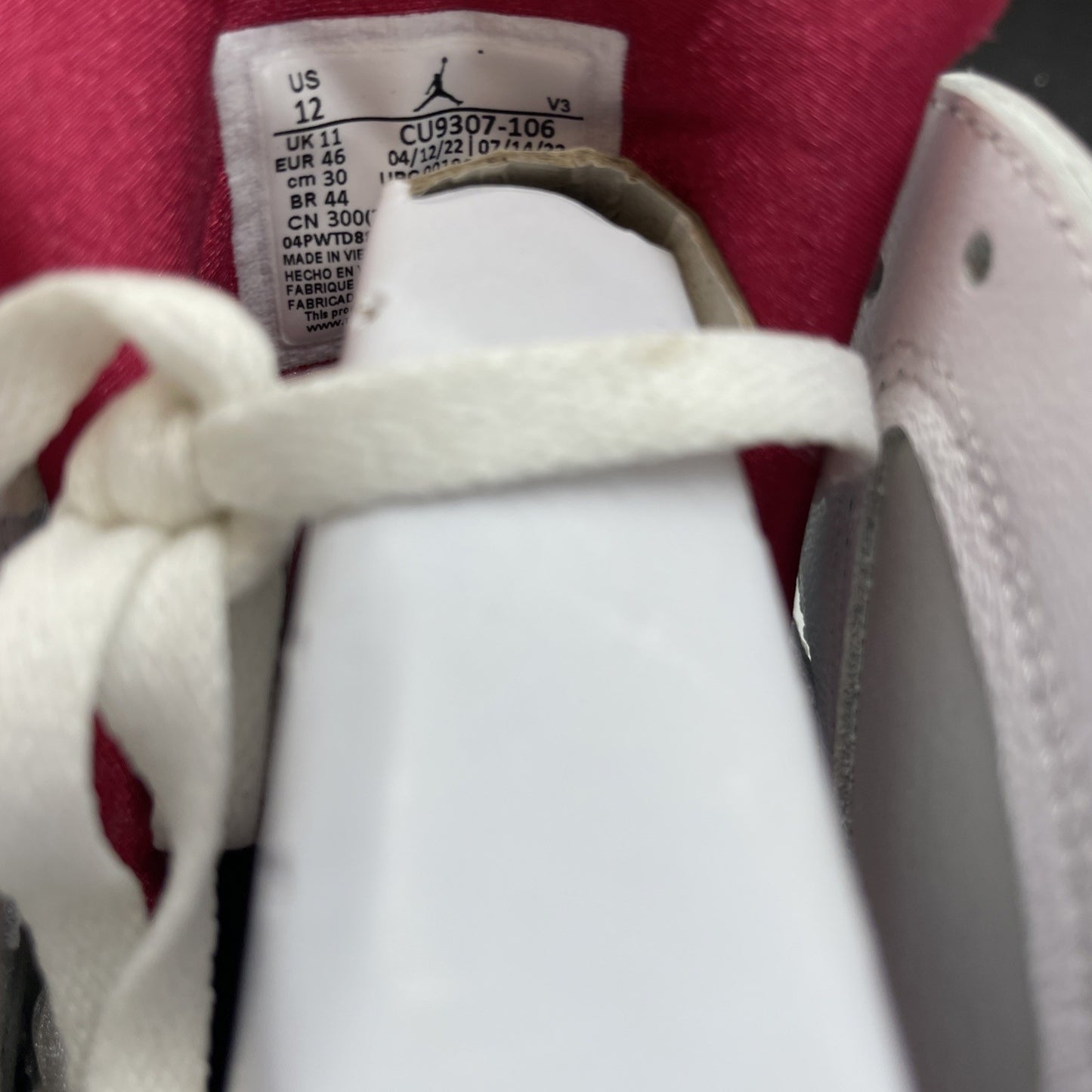 Size 12 - Air Jordan 7 Cardinal 2022 (CU9307-106)