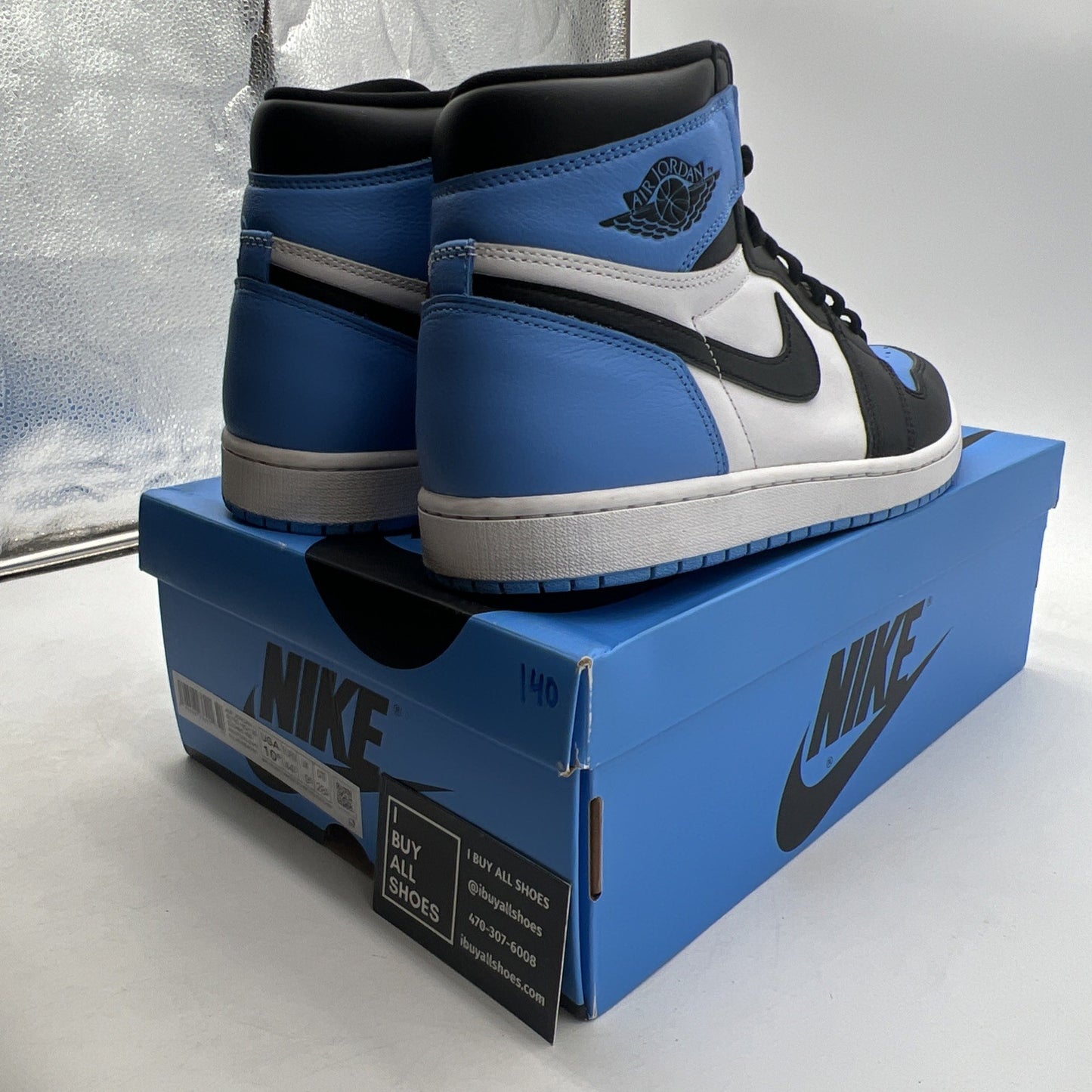 Size 10.5 - Air Jordan 1 Retro OG High UNC Toe (DZ5485-400)