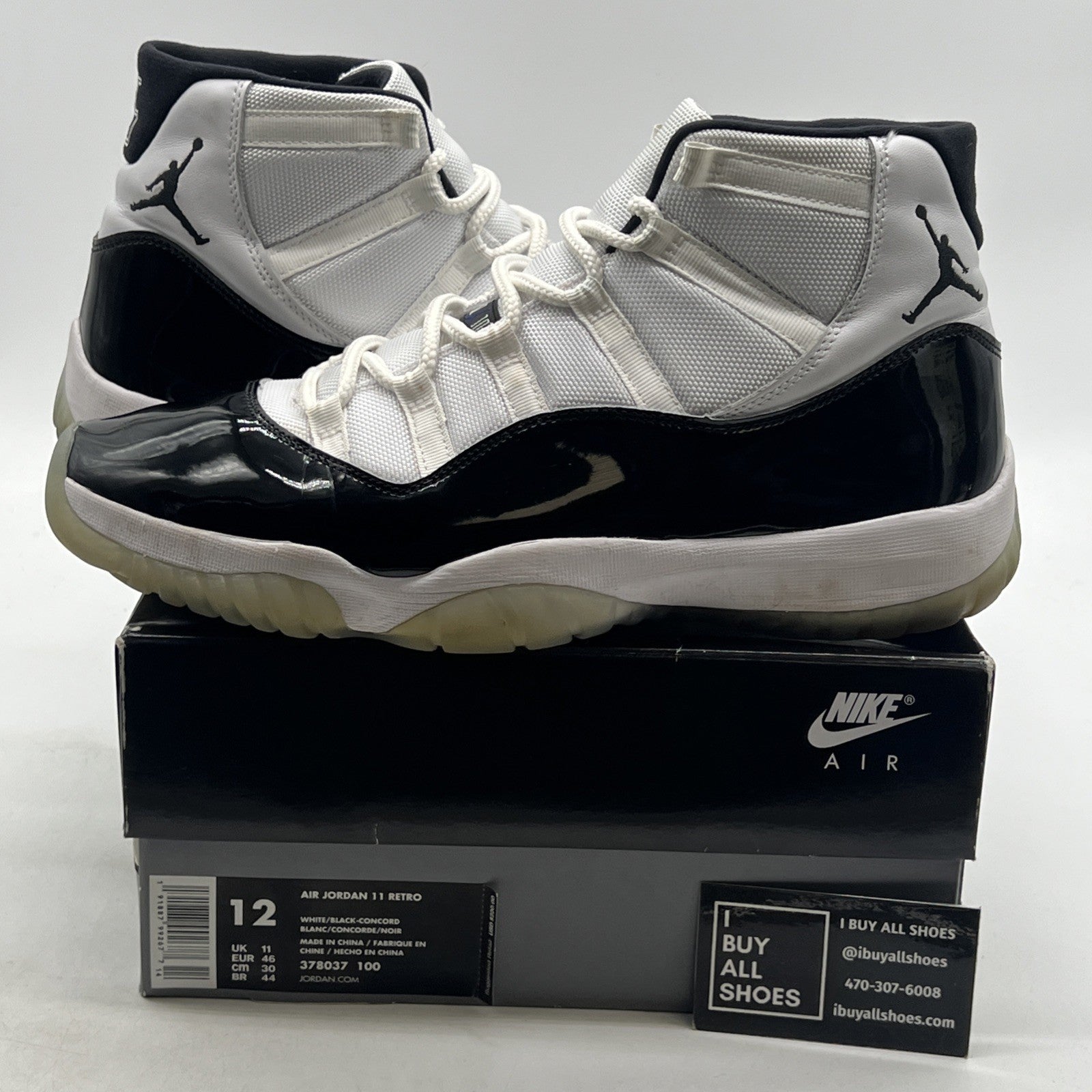 Size 12 - Air Jordan 11 Retro High Concord (378037-100)