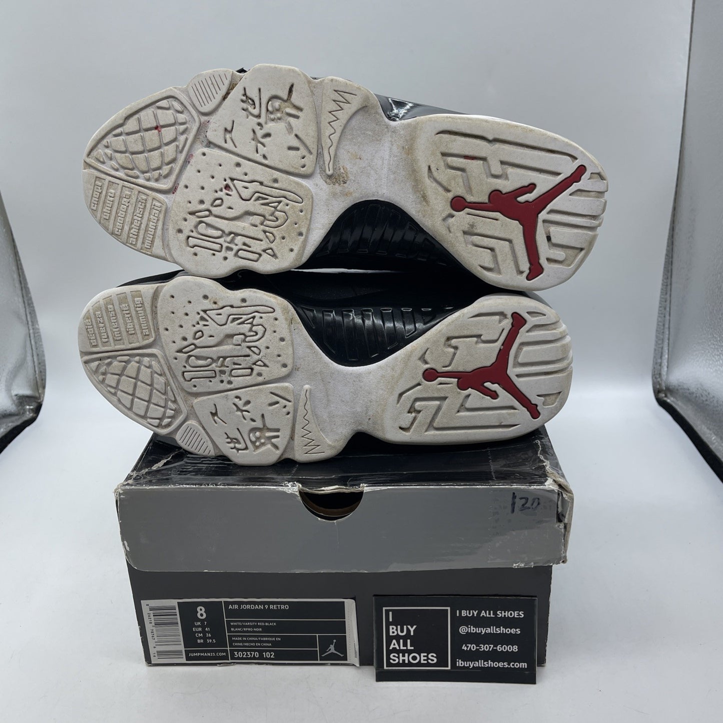 Size 8 - Air Jordan 9 Retro 2010 Release (302370-102)